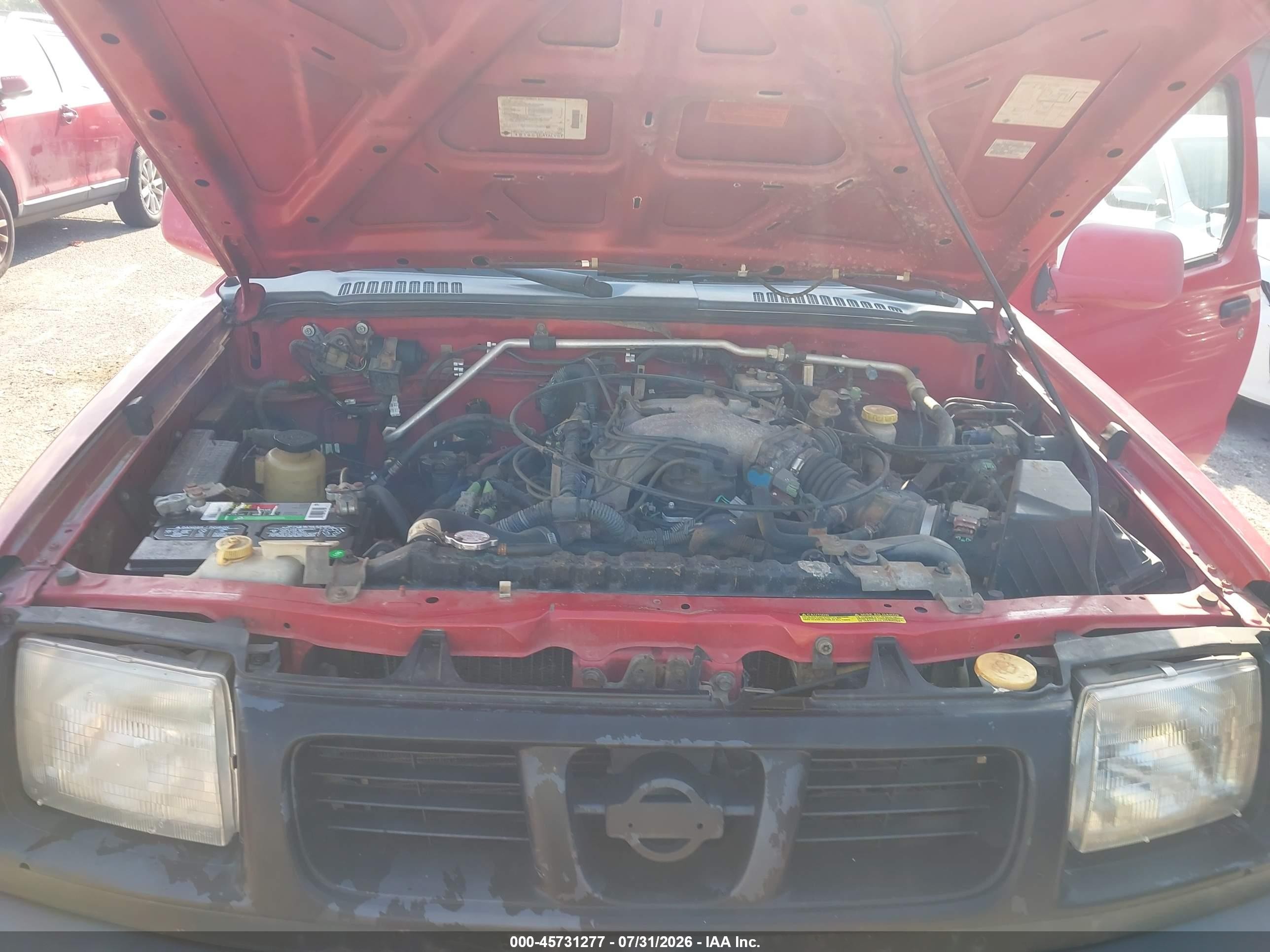 1999 Nissan Frontier Se-v6/xe-v6 Red vin: 1N6ED26Y4XC308331