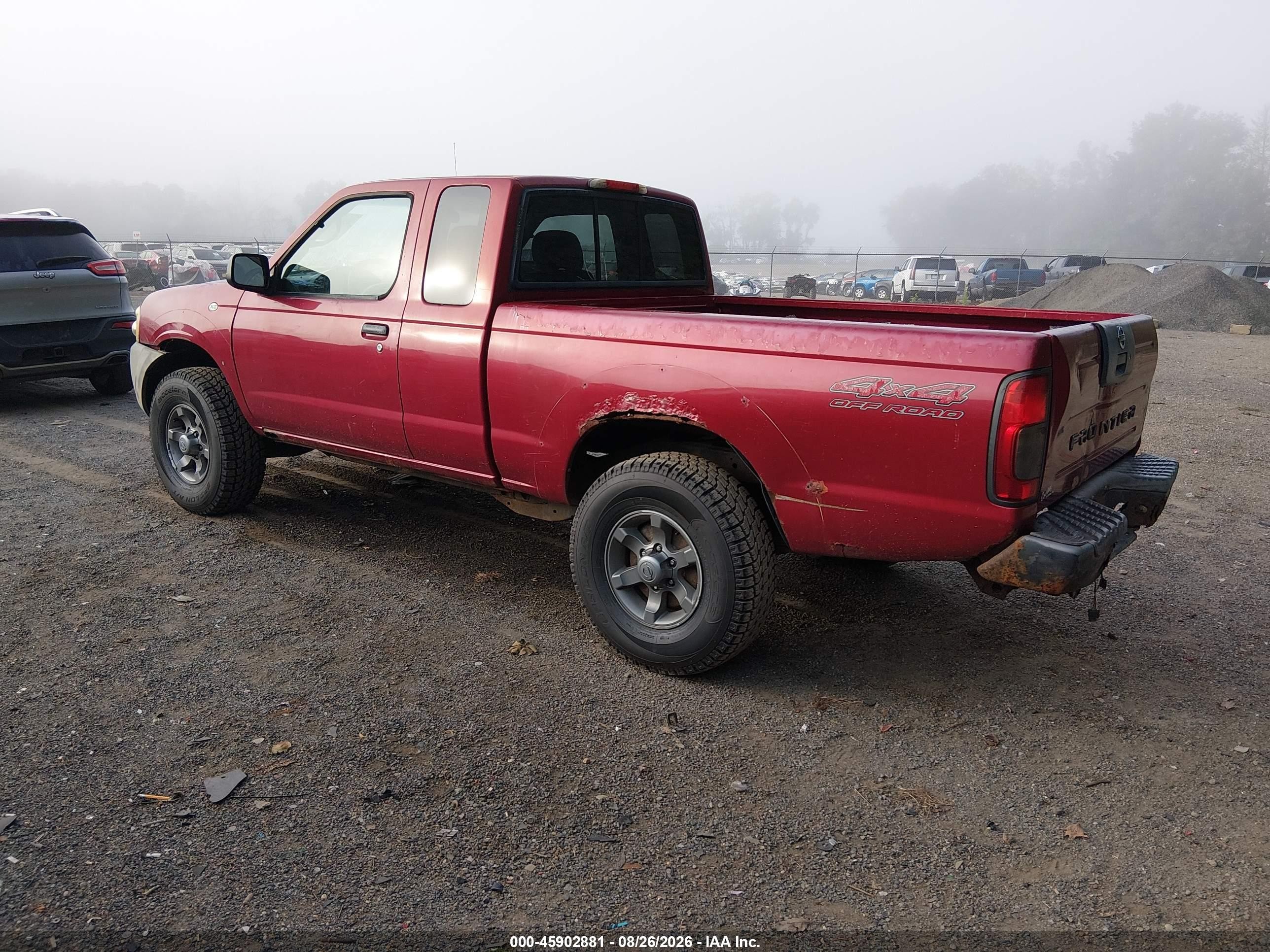 2003 Nissan Frontier Xe-v6 Burgundy vin: 1N6ED26Y53C457020