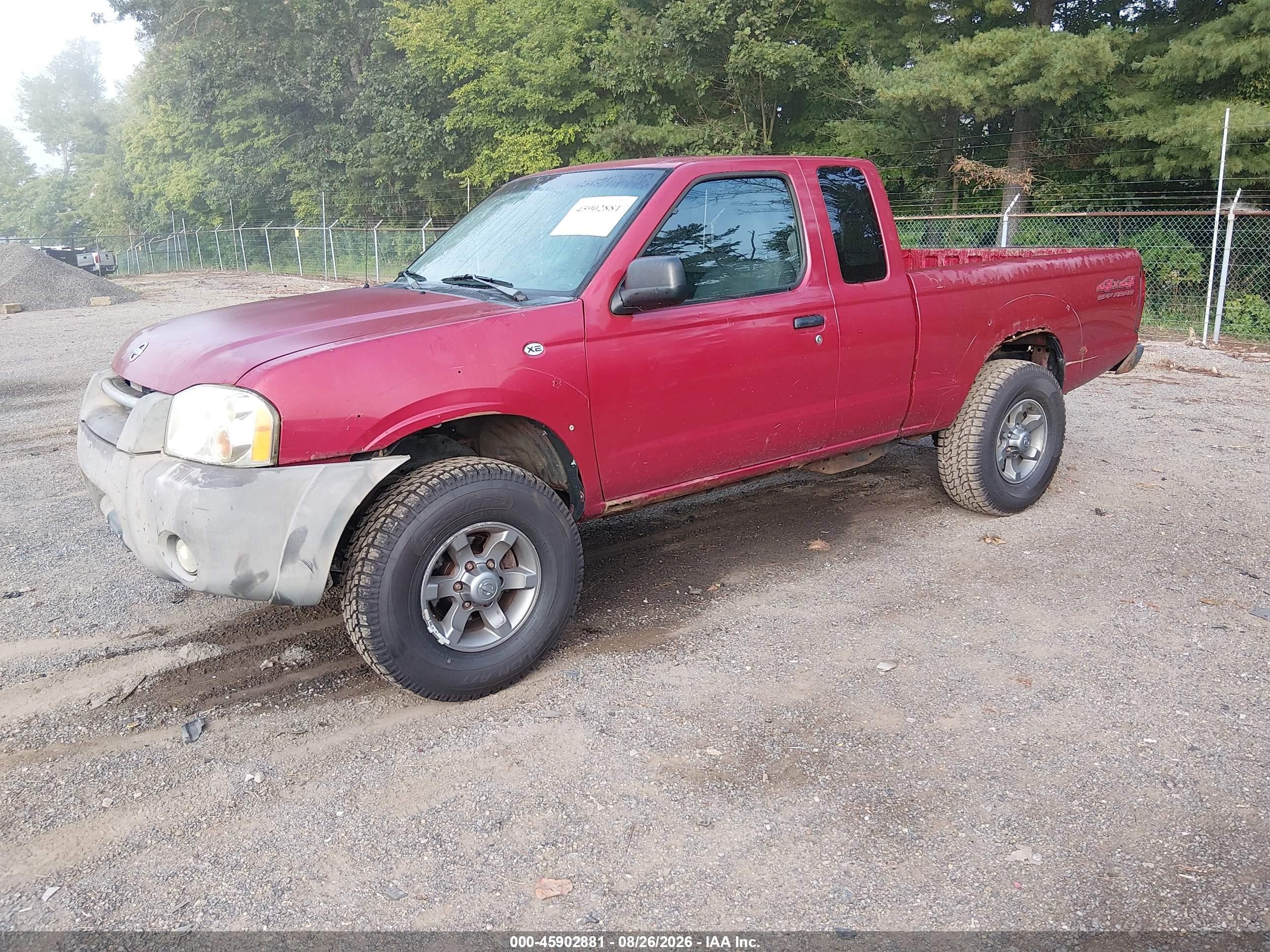 2003 Nissan Frontier Xe-v6 Burgundy vin: 1N6ED26Y53C457020