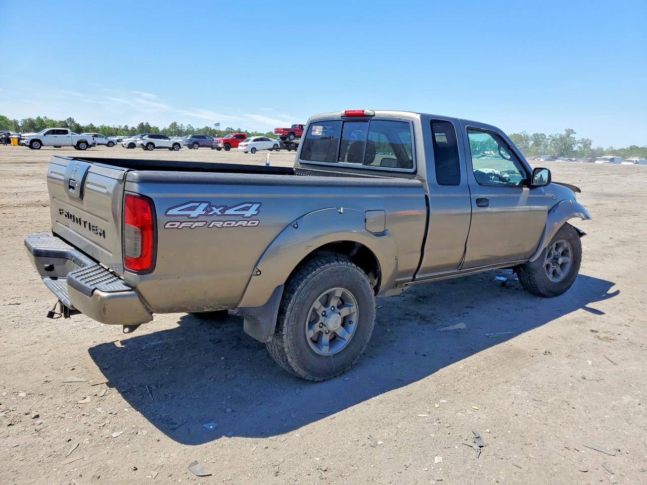 2004 Nissan Frontier King Cab Xe V6 Gray vin: 1N6ED26Y54C418543