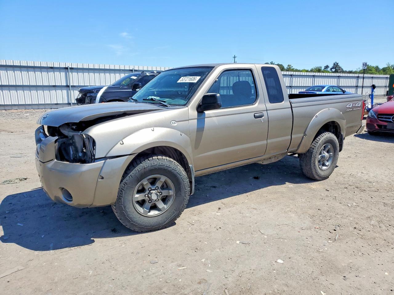 2004 Nissan Frontier King Cab Xe V6 Gray vin: 1N6ED26Y54C418543