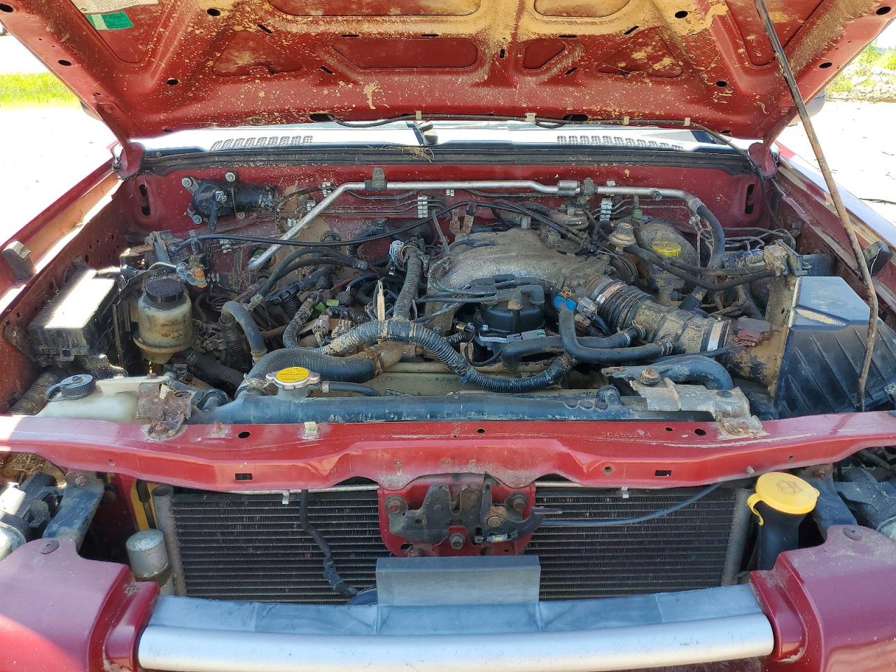 2003 Nissan Frontier Xe-v6 Burgundy vin: 1N6ED26Y63C455244