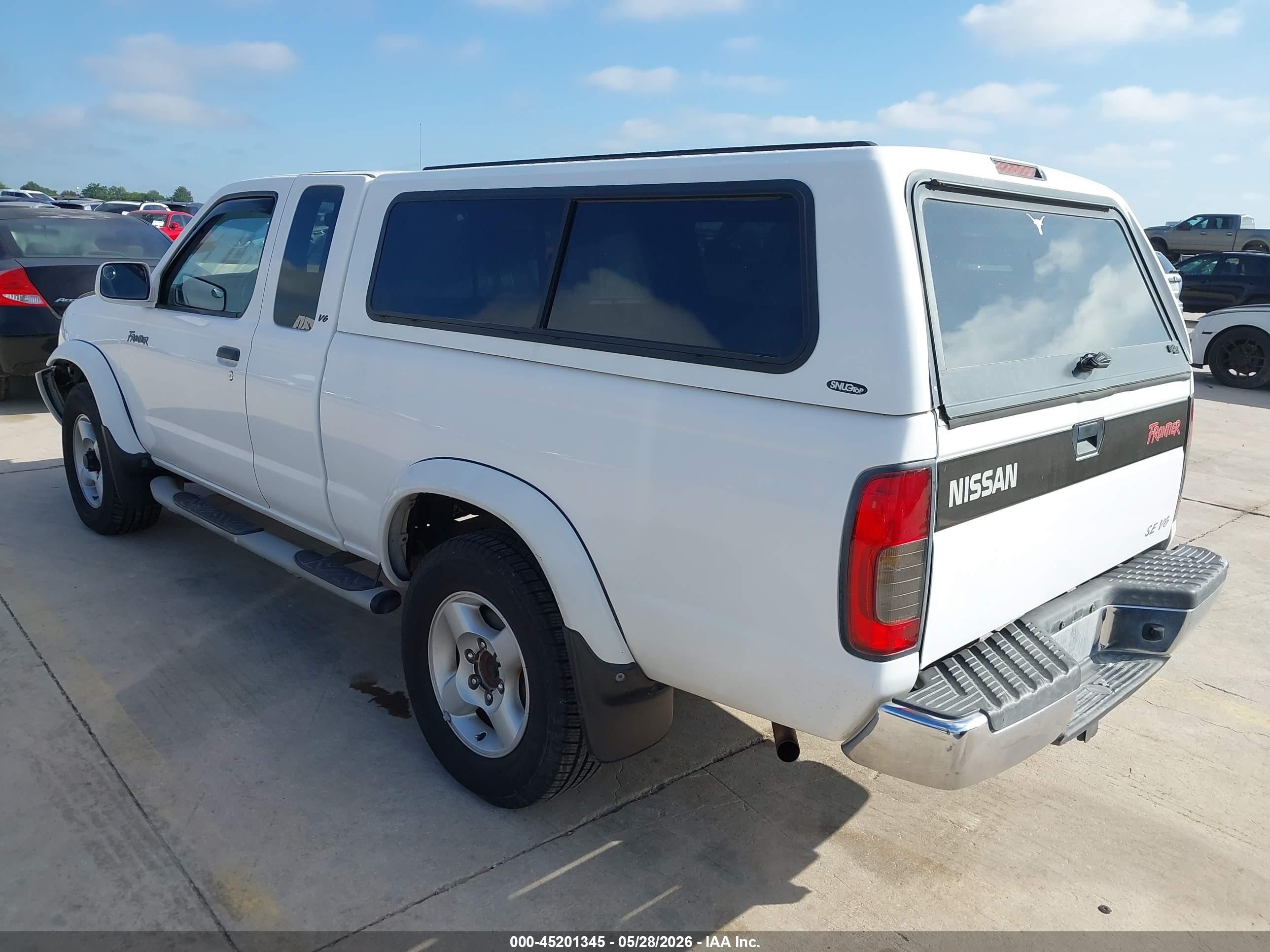 2000 Nissan Frontier Se-v6/xe-v6 White vin: 1N6ED26Y6YC369326