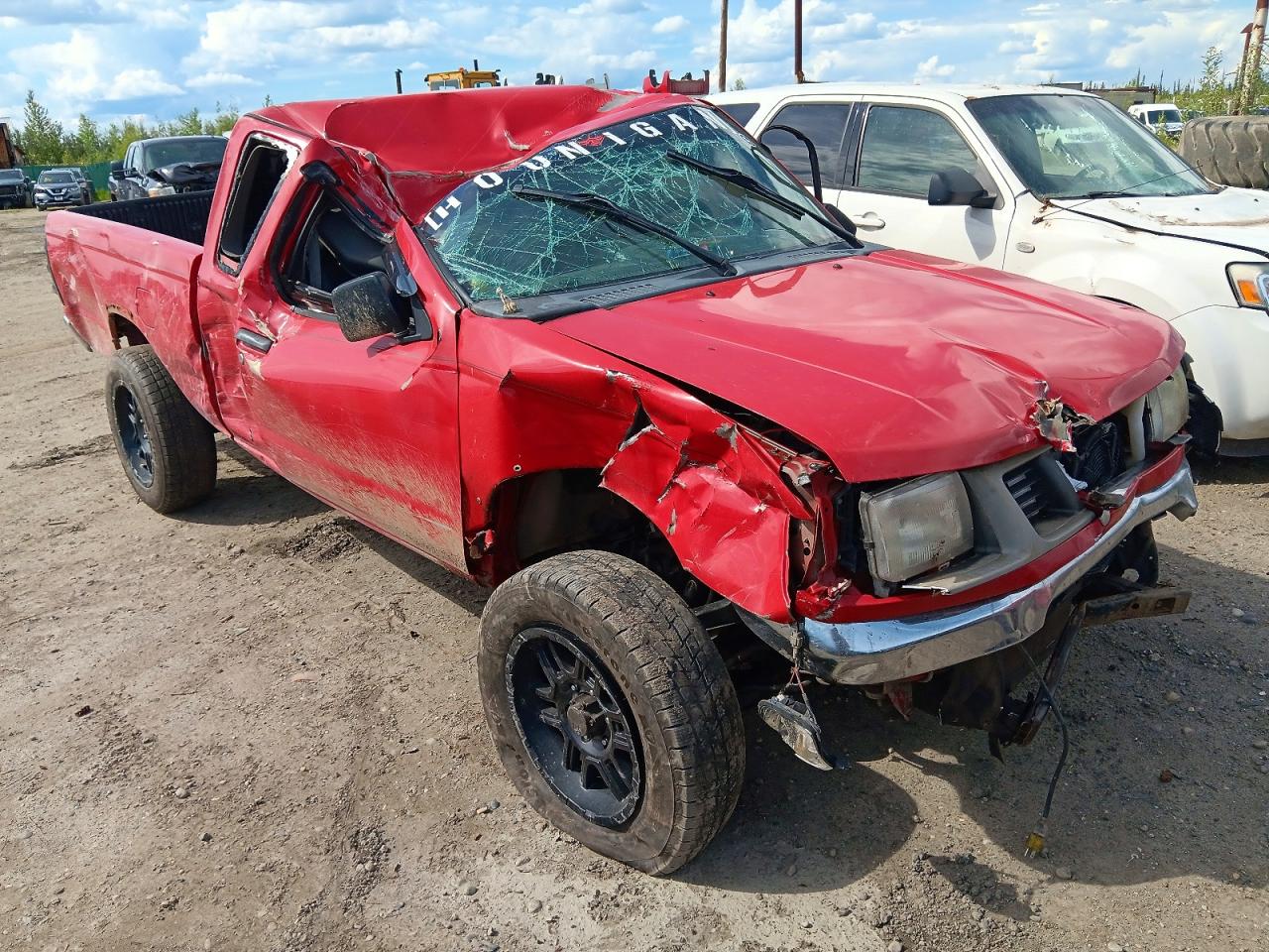 2000 Nissan Frontier Xe-v6 Red vin: 1N6ED26Y6YC429573