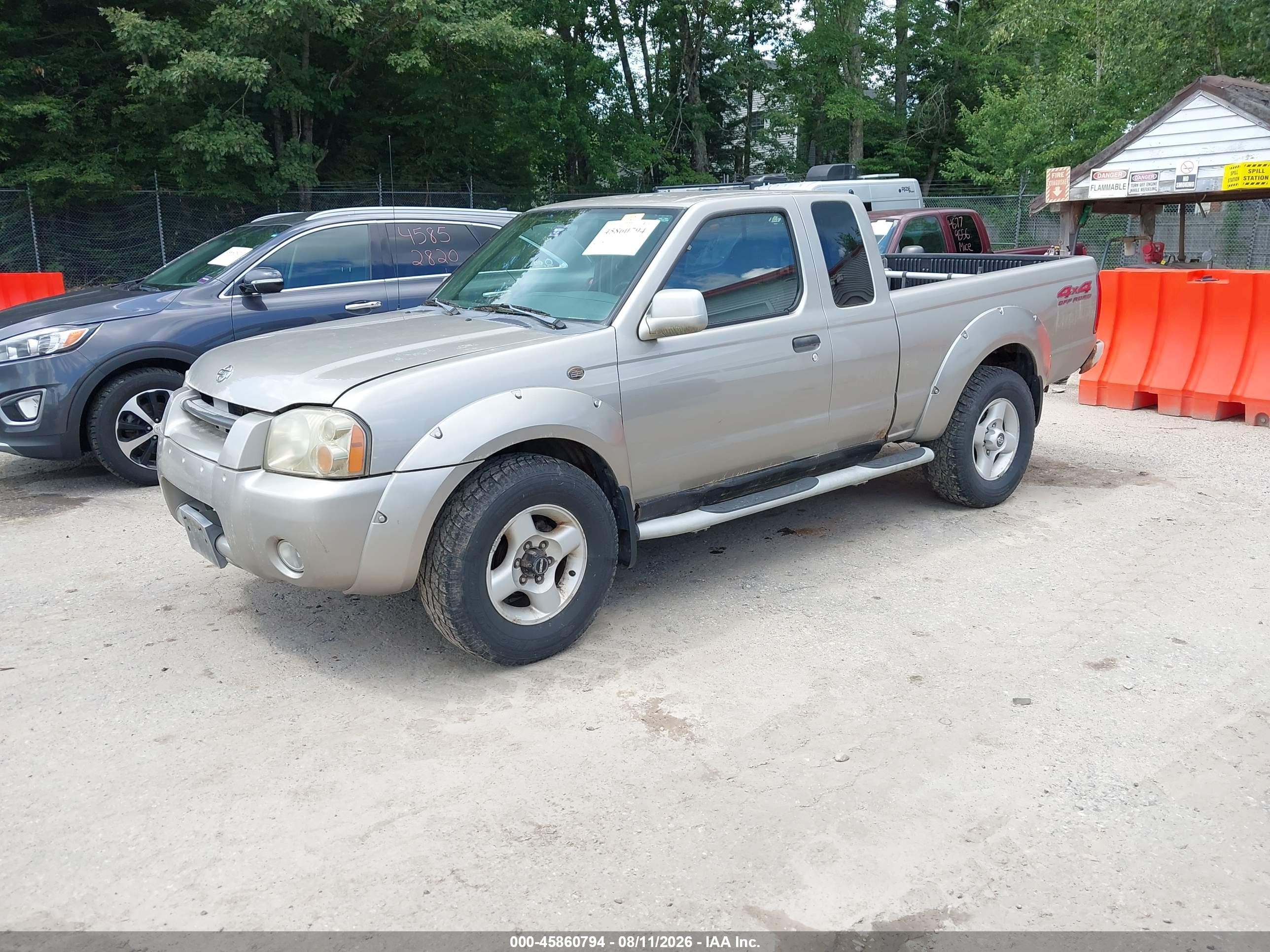 2001 Nissan Frontier Se-v6 Gray vin: 1N6ED26Y71C364173