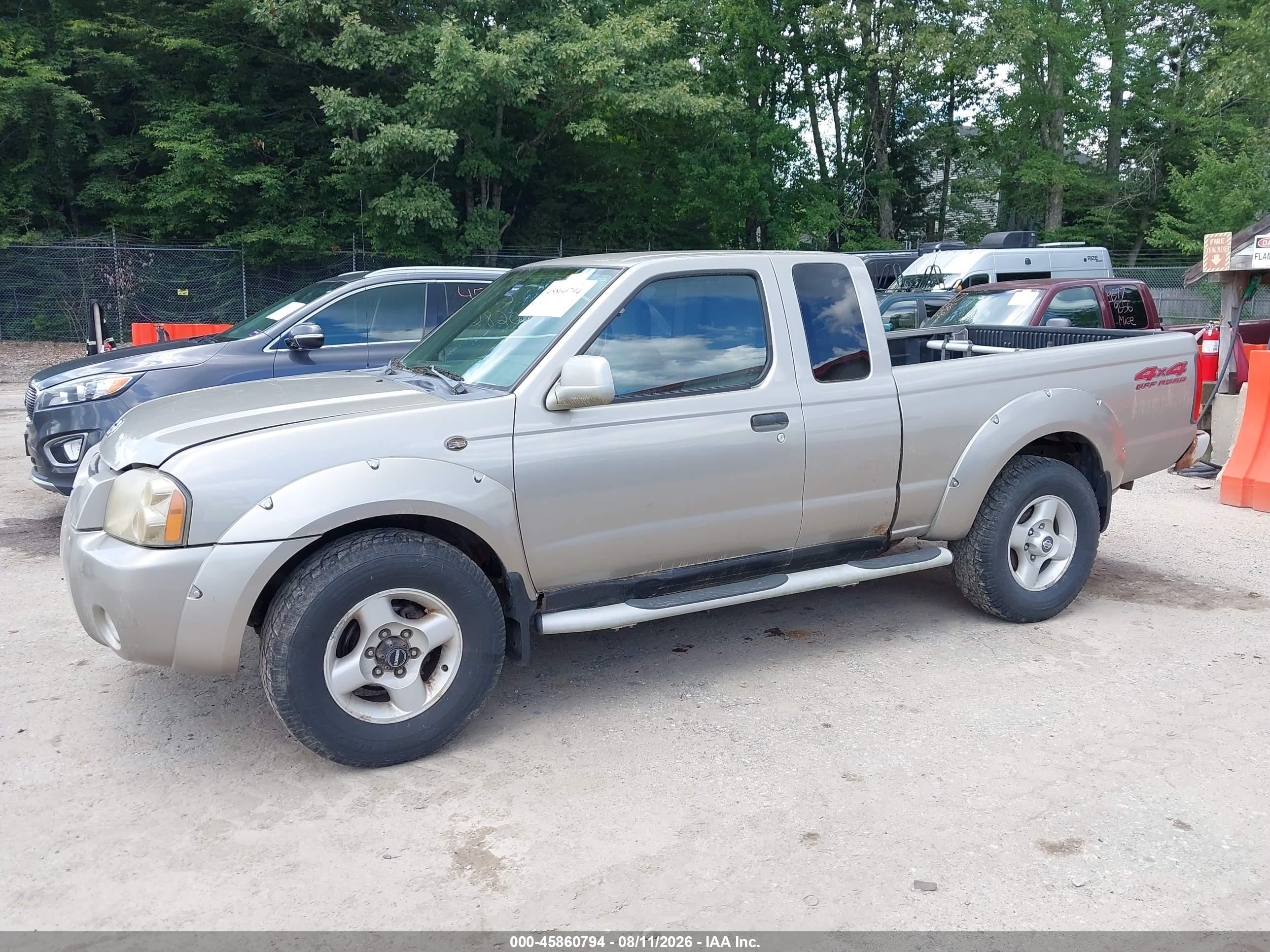 2001 Nissan Frontier Se-v6 Gray vin: 1N6ED26Y71C364173