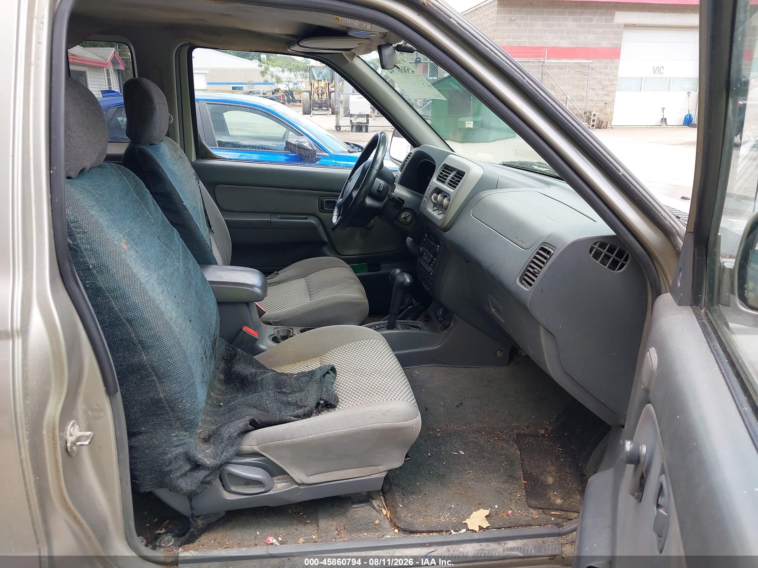 2001 Nissan Frontier Se-v6 Gray vin: 1N6ED26Y71C364173