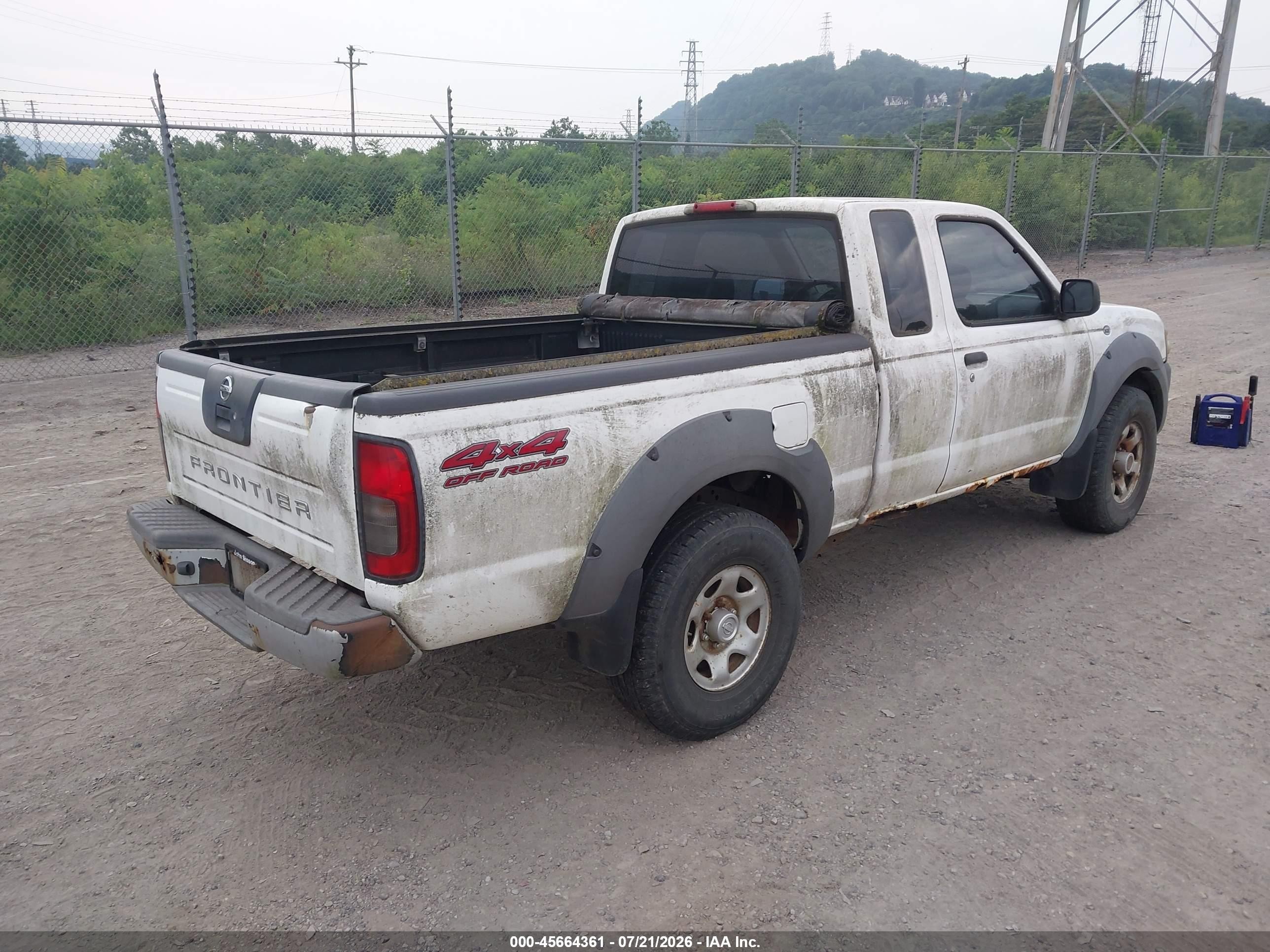 2004 Nissan Frontier Xe-v6 White vin: 1N6ED26Y74C449745