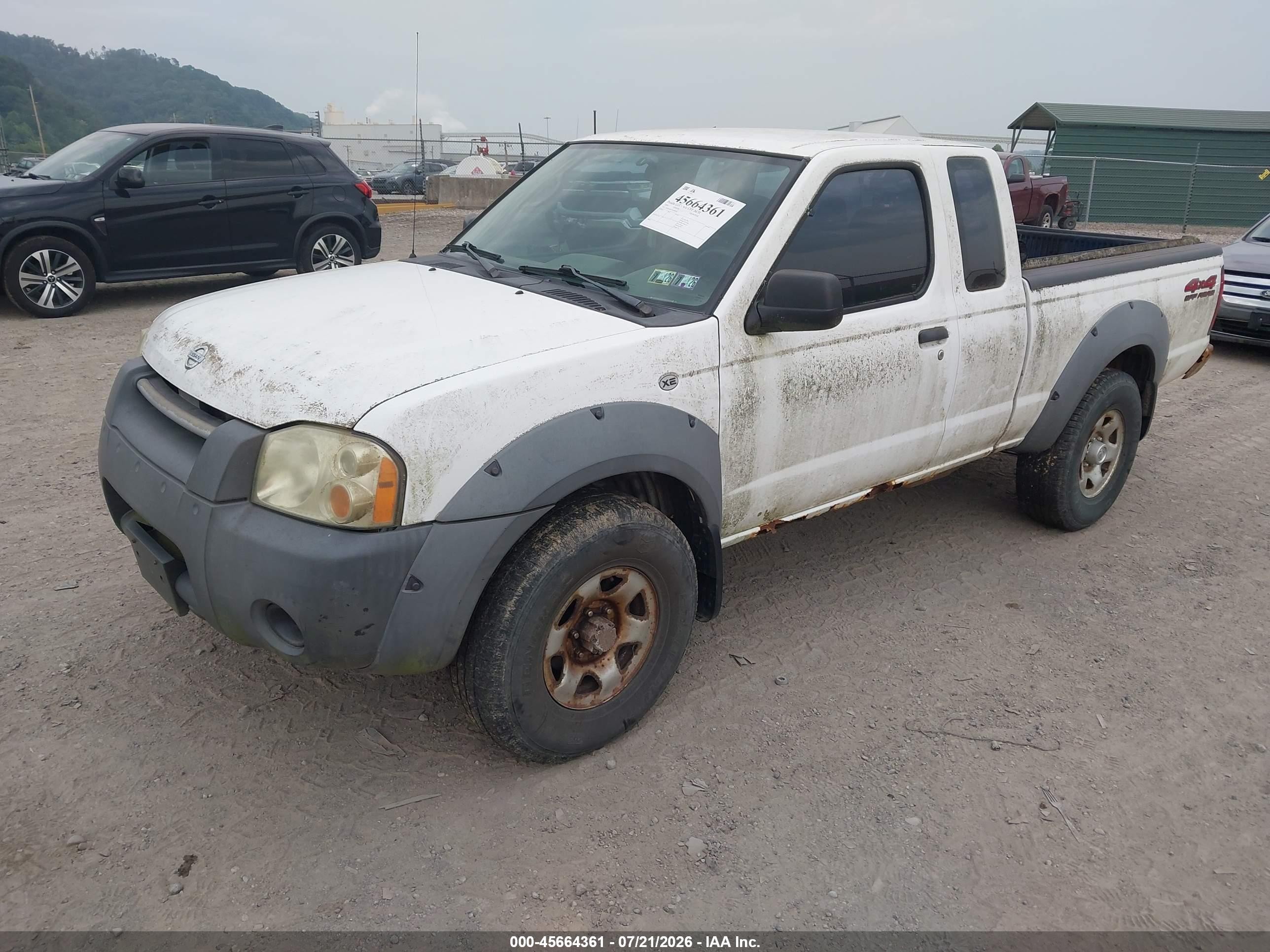 2004 Nissan Frontier Xe-v6 White vin: 1N6ED26Y74C449745