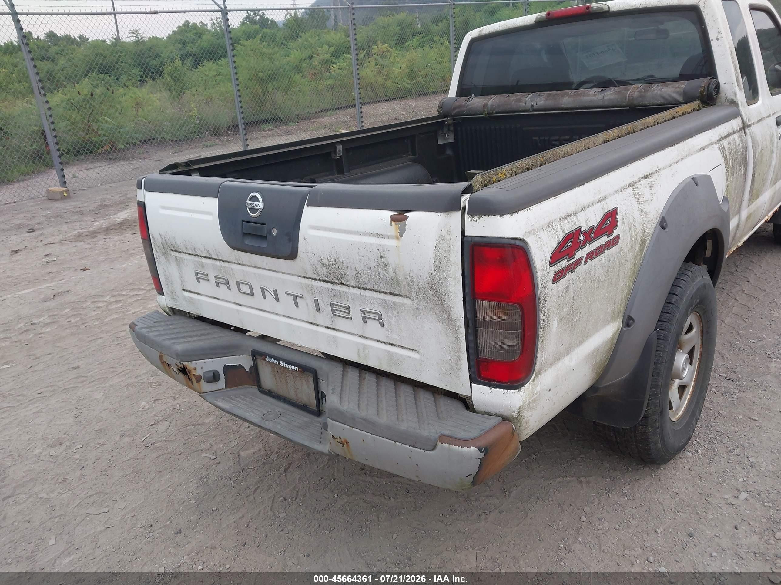 2004 Nissan Frontier Xe-v6 White vin: 1N6ED26Y74C449745