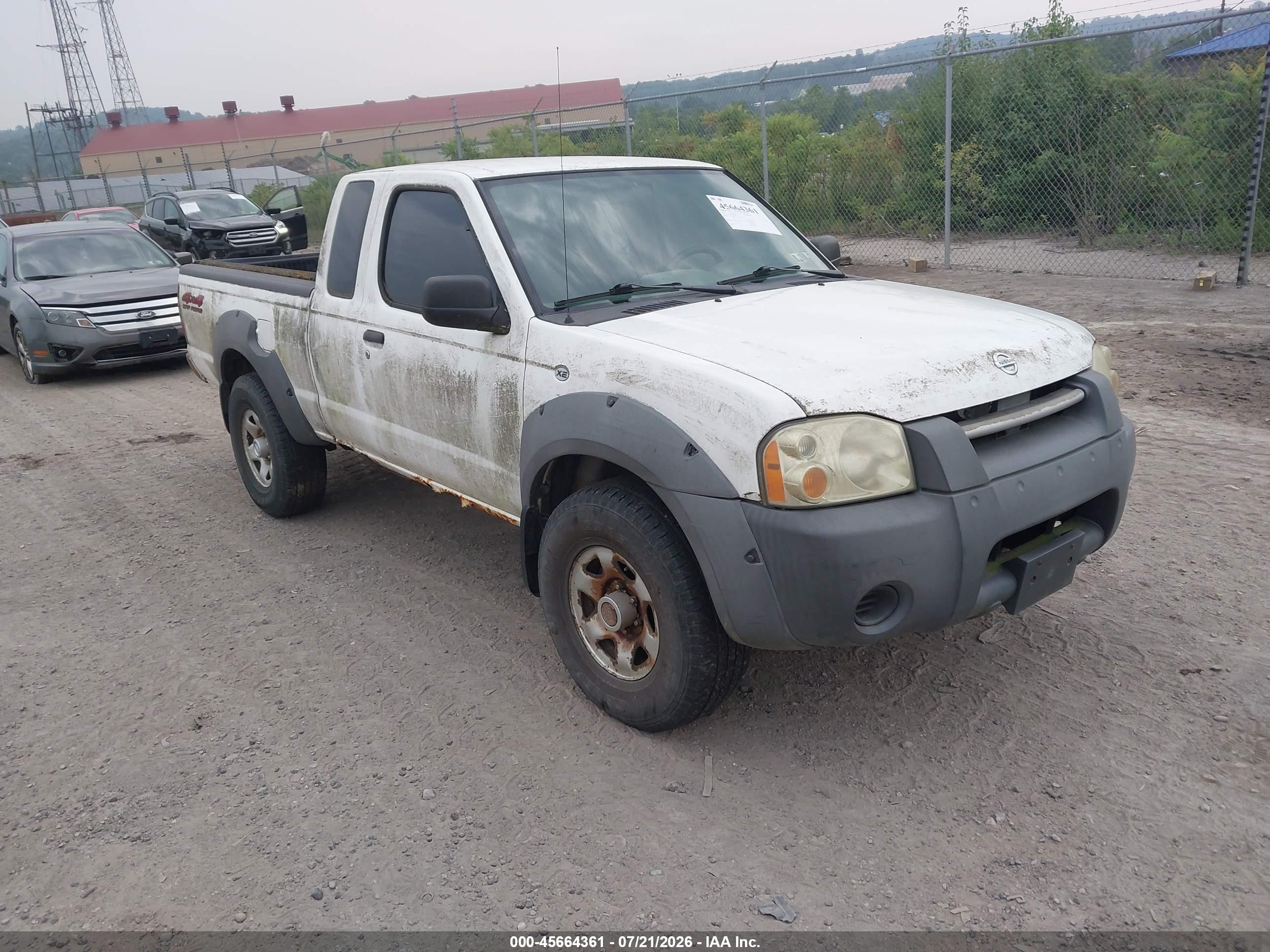 2004 Nissan Frontier Xe-v6 White vin: 1N6ED26Y74C449745