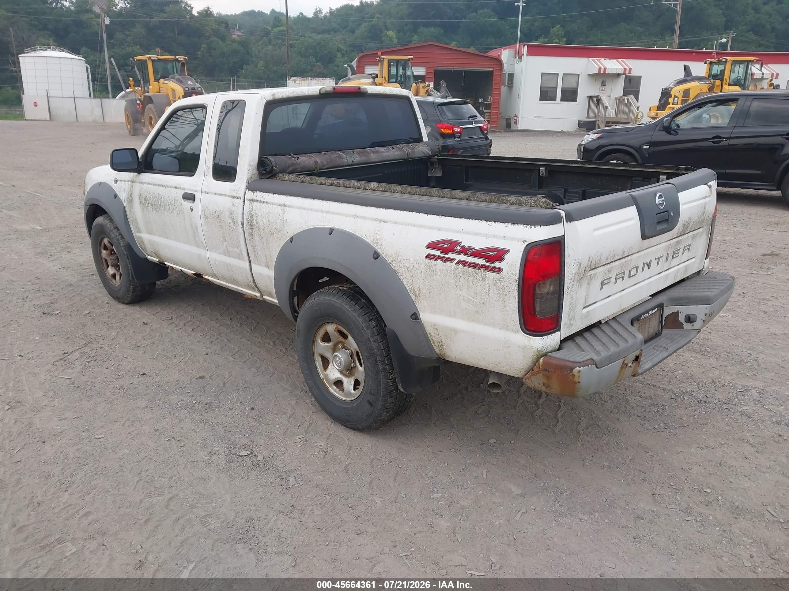 2004 Nissan Frontier Xe-v6 White vin: 1N6ED26Y74C449745