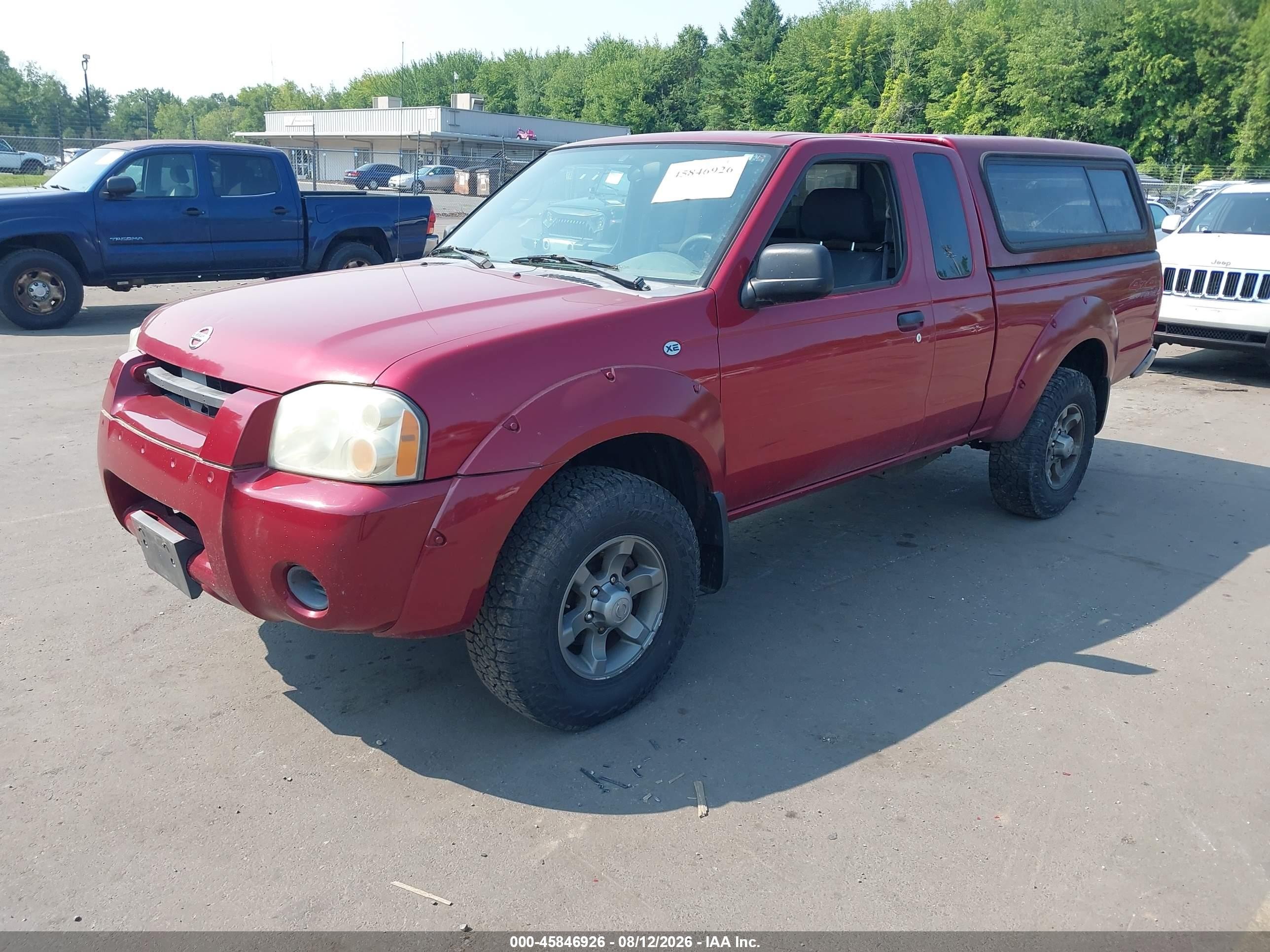 2004 Nissan Frontier Xe-v6 Red vin: 1N6ED26Y74C456856