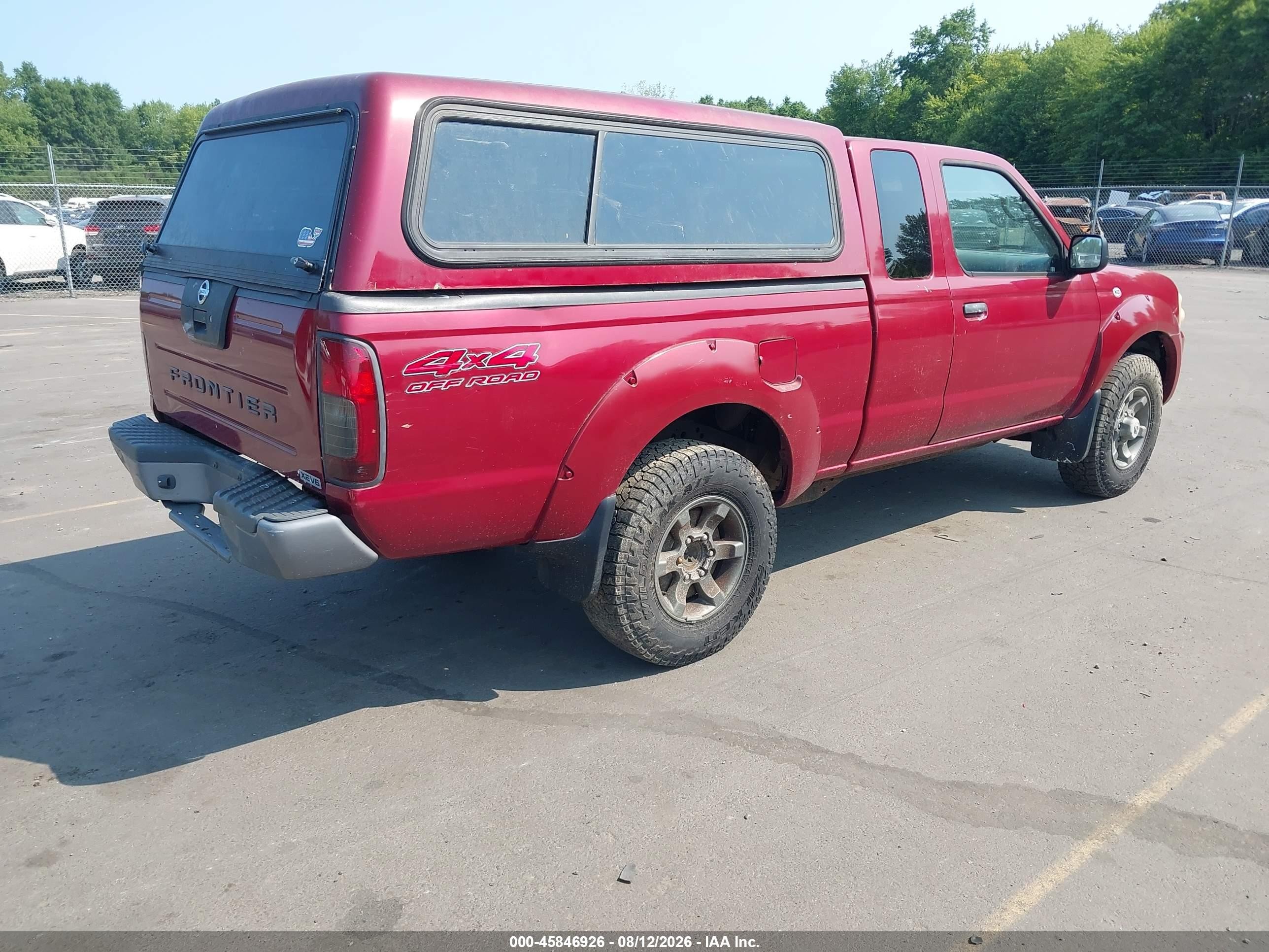 2004 Nissan Frontier Xe-v6 Red vin: 1N6ED26Y74C456856