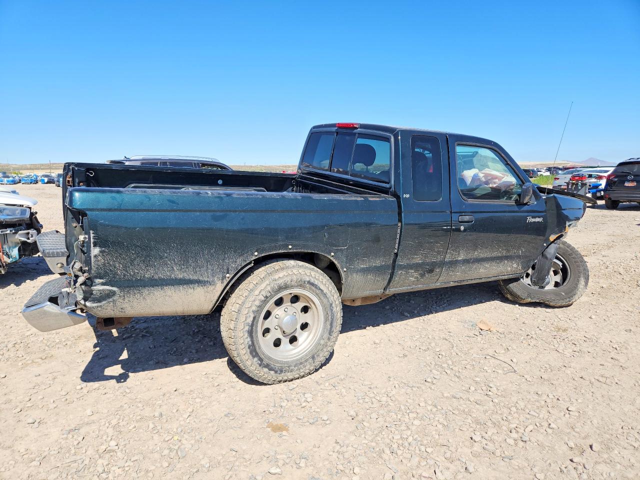 1999 Nissan Frontier Xe-v6 Green vin: 1N6ED26Y7XC324359