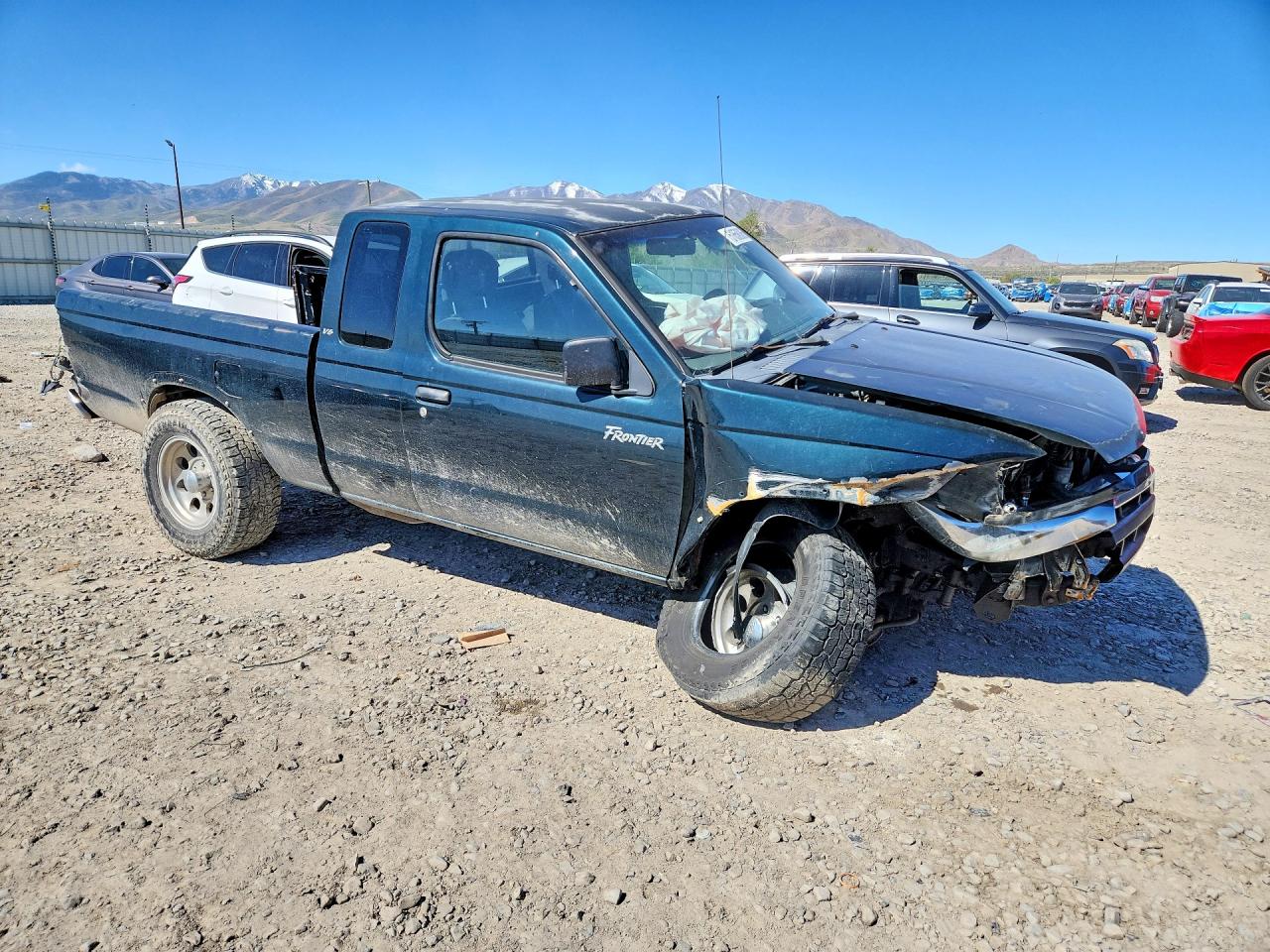 1999 Nissan Frontier Xe-v6 Green vin: 1N6ED26Y7XC324359