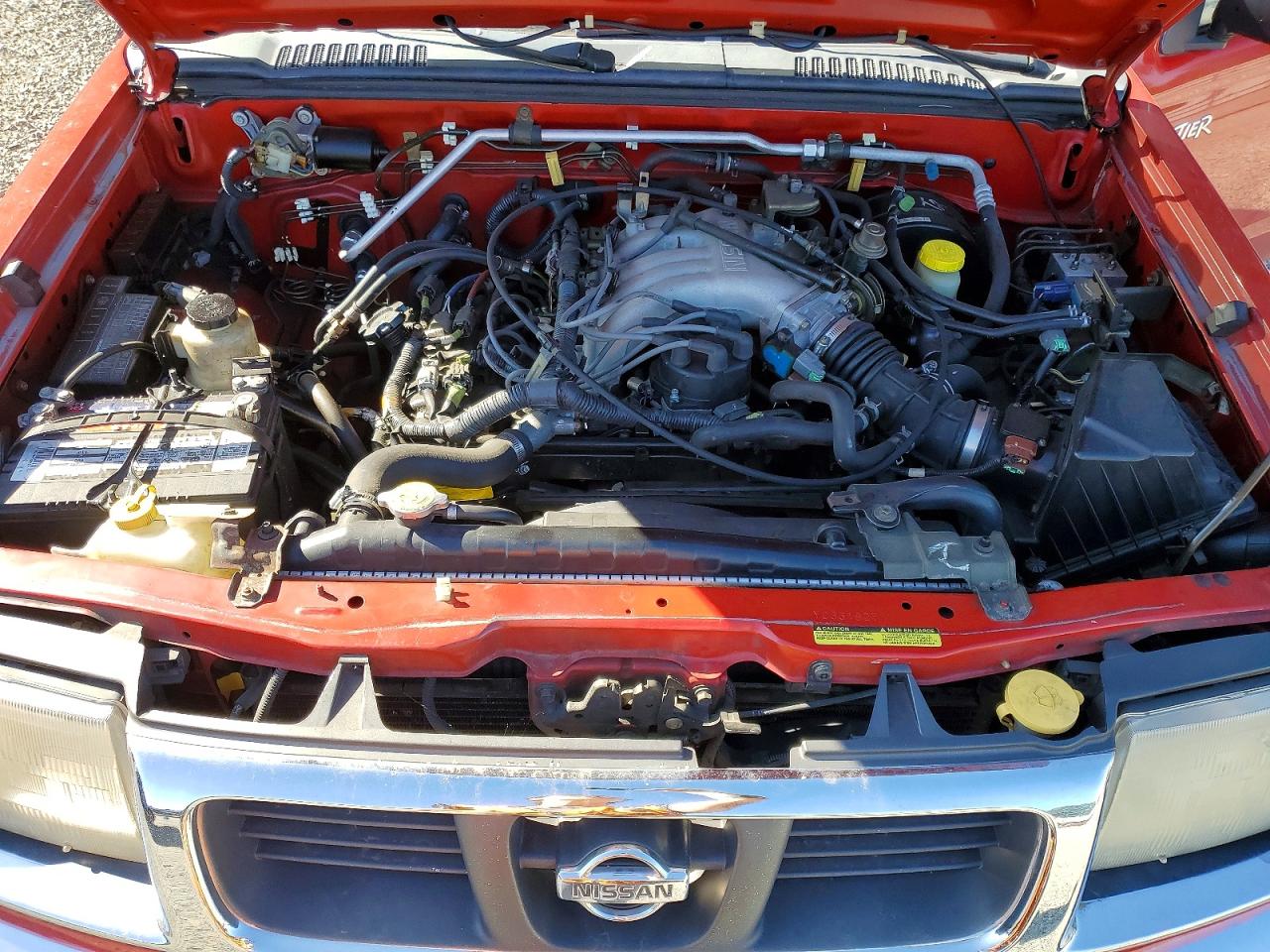 2000 Nissan Frontier Xe-v6 Red vin: 1N6ED26Y7YC331927