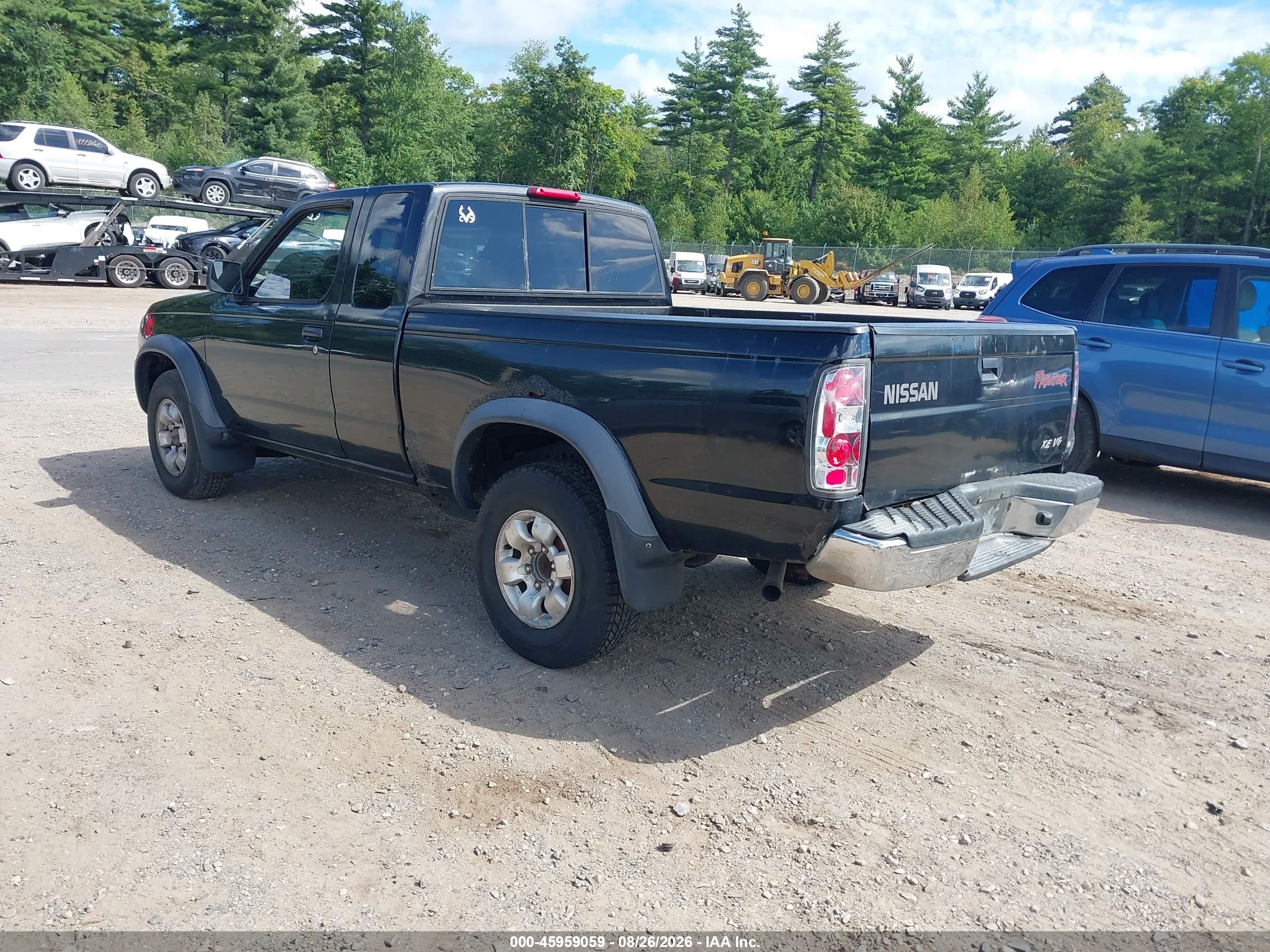 2000 Nissan Frontier Se-v6/xe-v6 Черный vin: 1N6ED26Y7YC361493