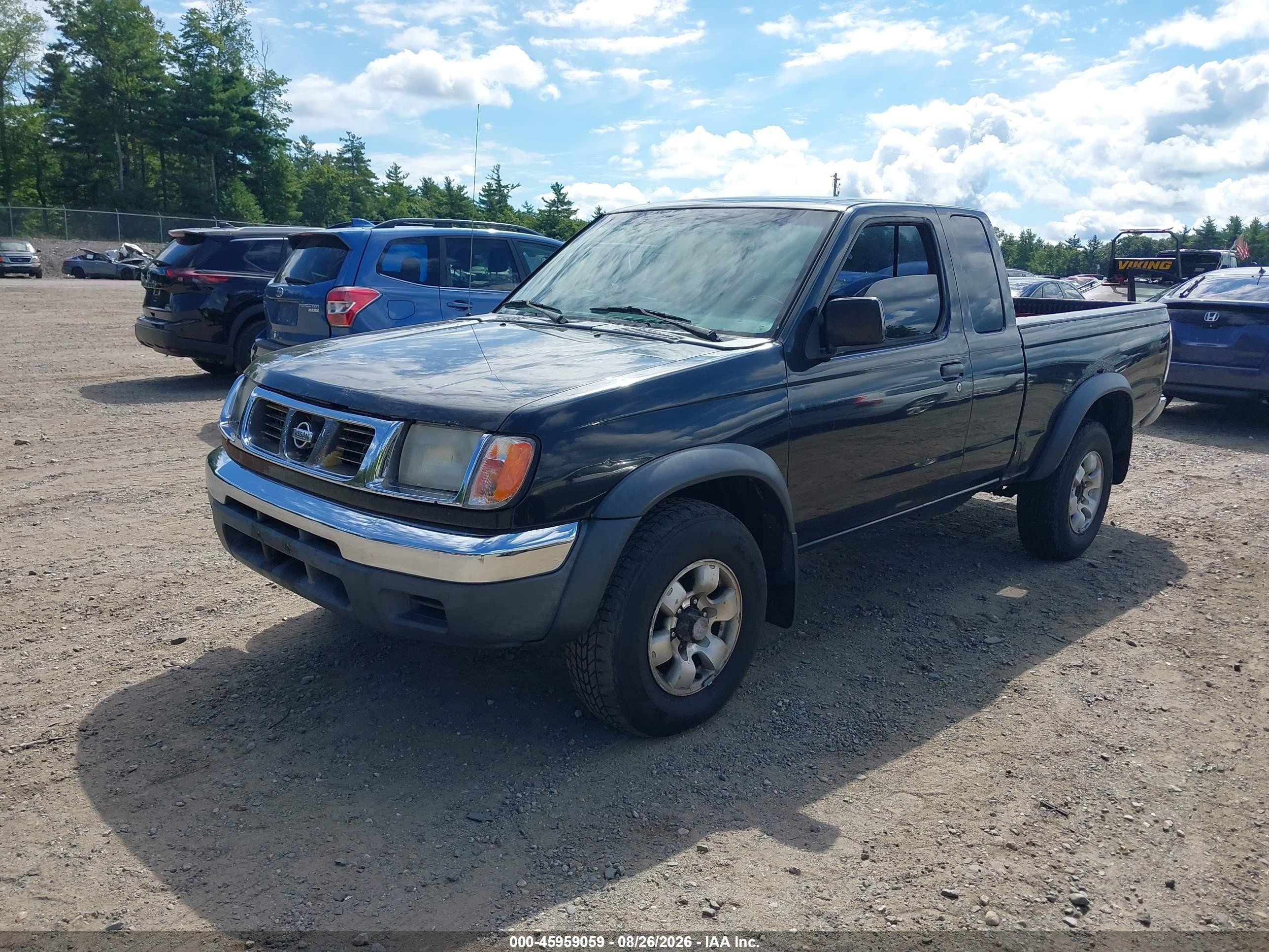 2000 Nissan Frontier Se-v6/xe-v6 Черный vin: 1N6ED26Y7YC361493
