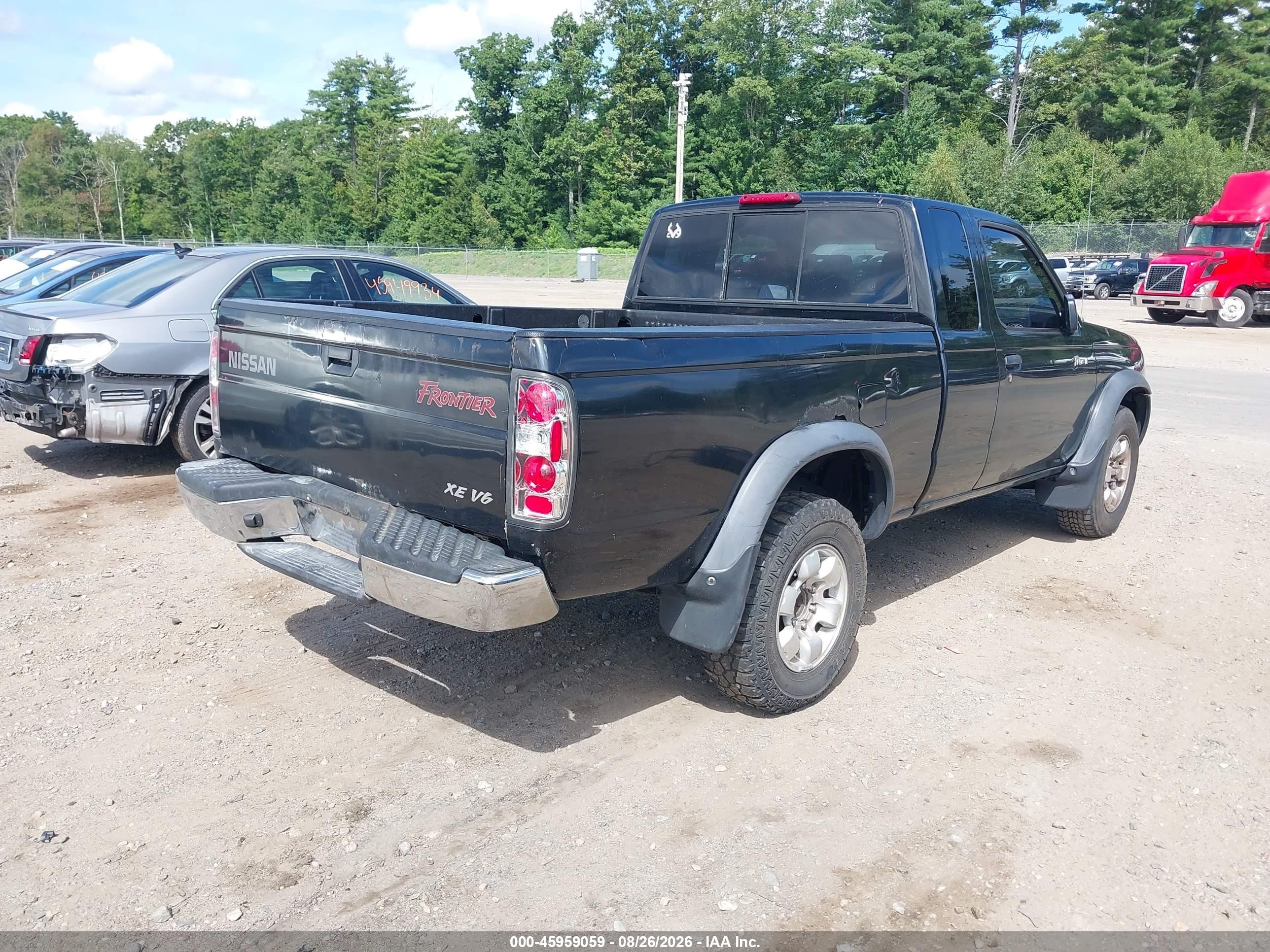 2000 Nissan Frontier Se-v6/xe-v6 Черный vin: 1N6ED26Y7YC361493