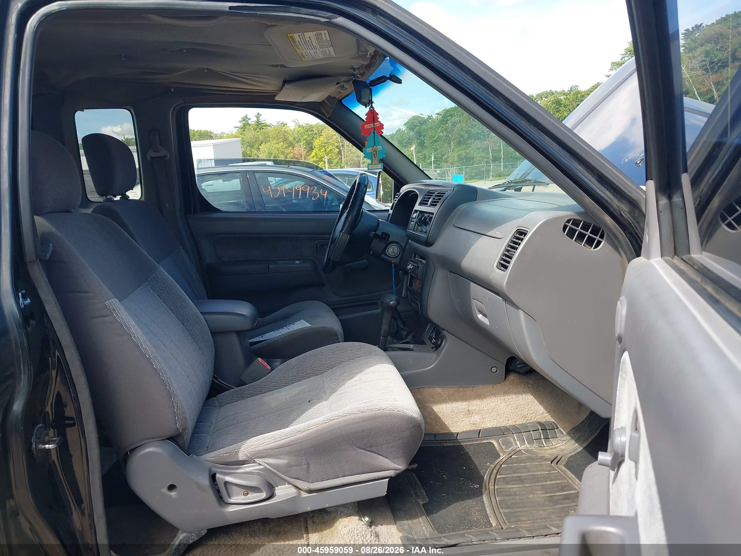 2000 Nissan Frontier Se-v6/xe-v6 Черный vin: 1N6ED26Y7YC361493