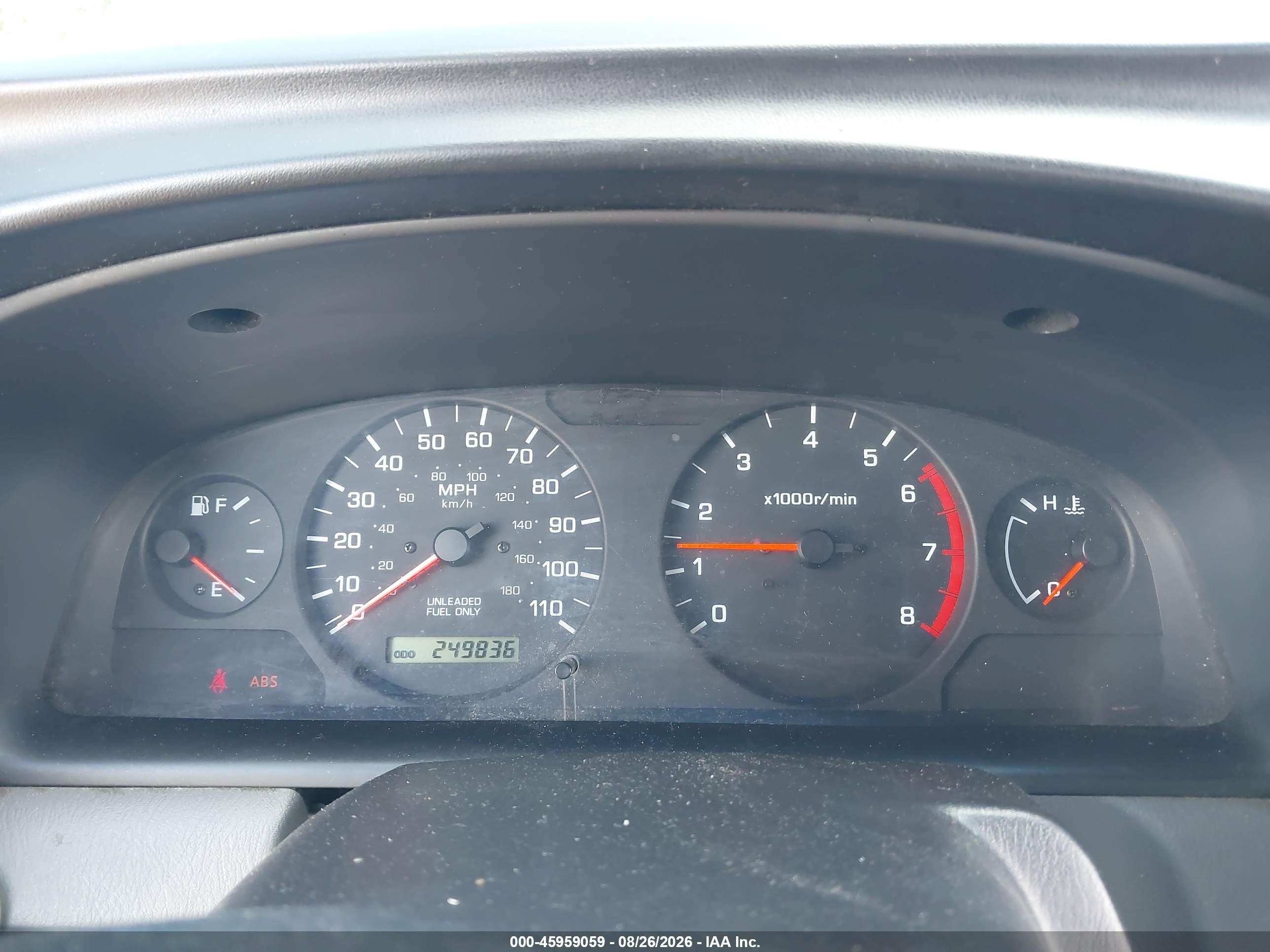 2000 Nissan Frontier Se-v6/xe-v6 Черный vin: 1N6ED26Y7YC361493