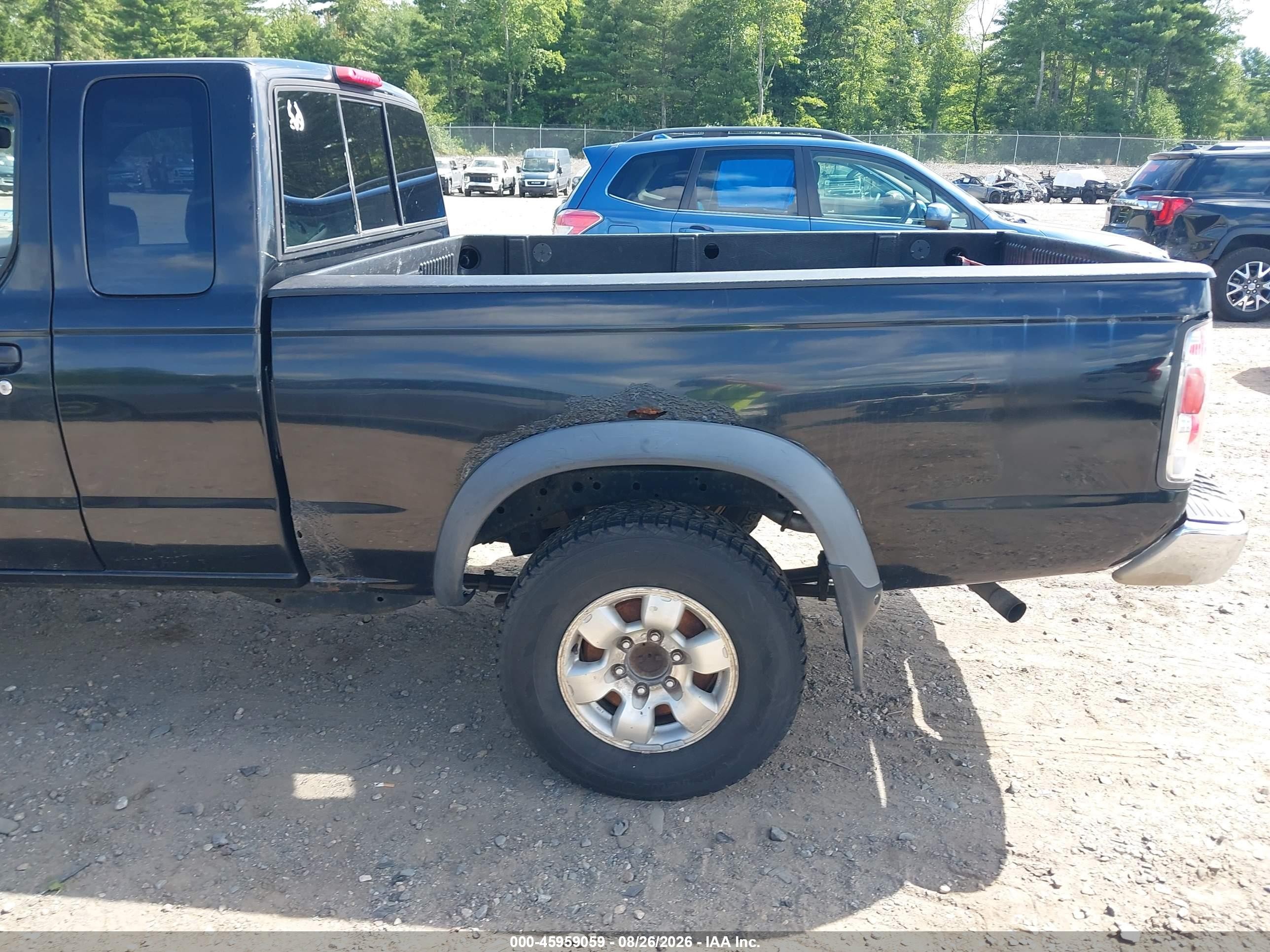 2000 Nissan Frontier Se-v6/xe-v6 Черный vin: 1N6ED26Y7YC361493