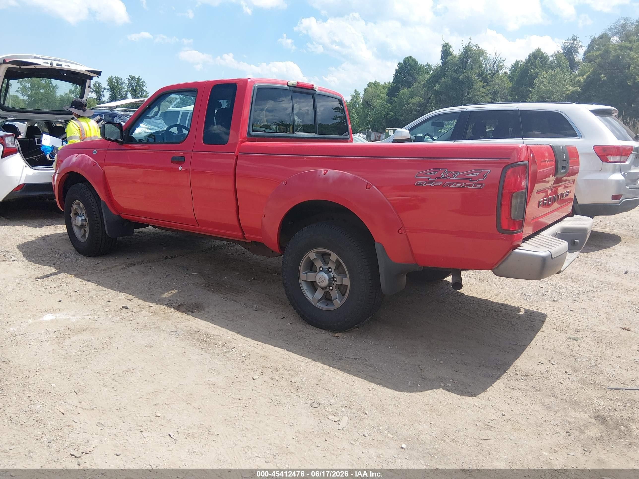 2003 Nissan Frontier Xe-v6 Red vin: 1N6ED26Y93C450345