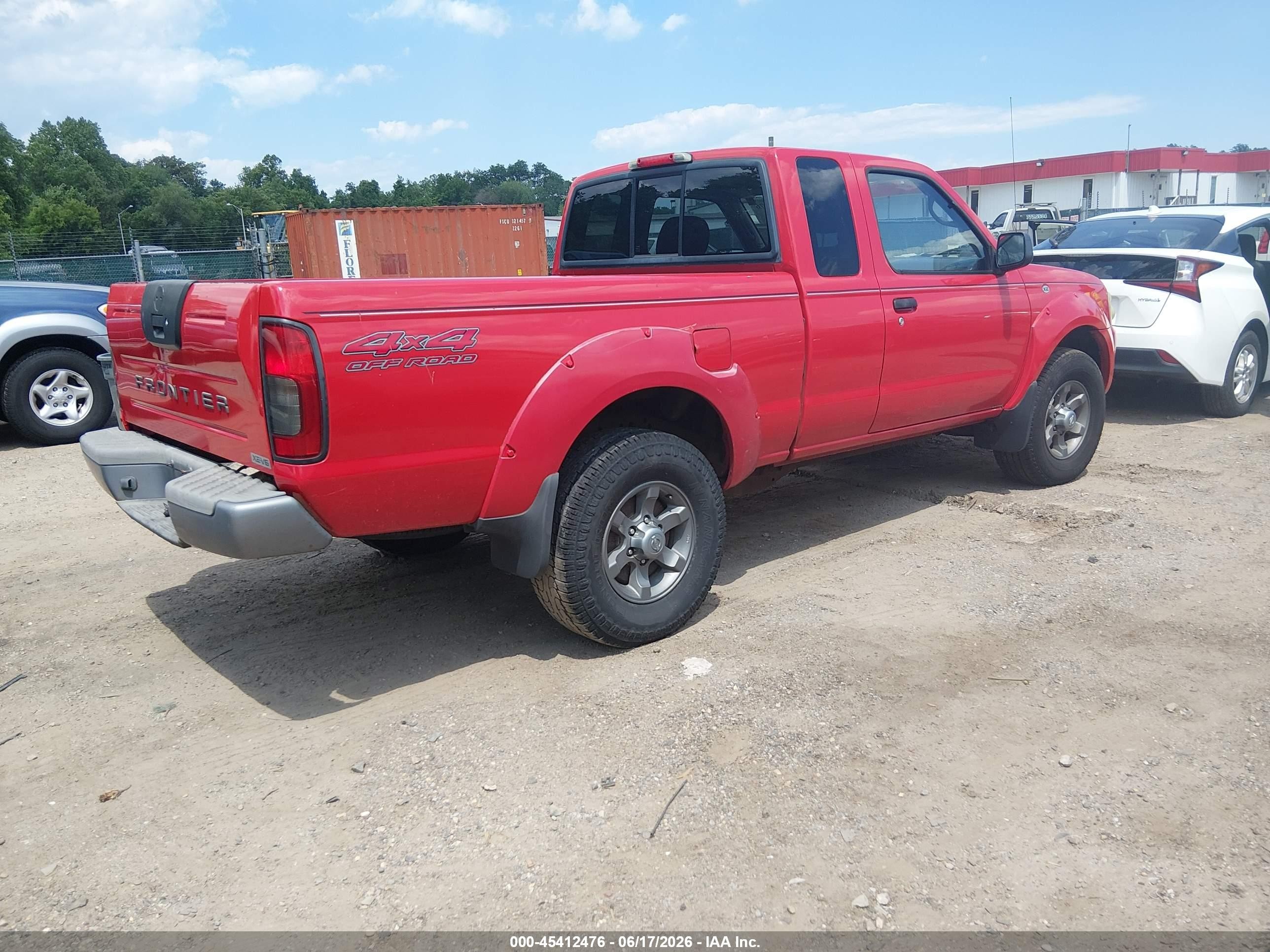 2003 Nissan Frontier Xe-v6 Red vin: 1N6ED26Y93C450345