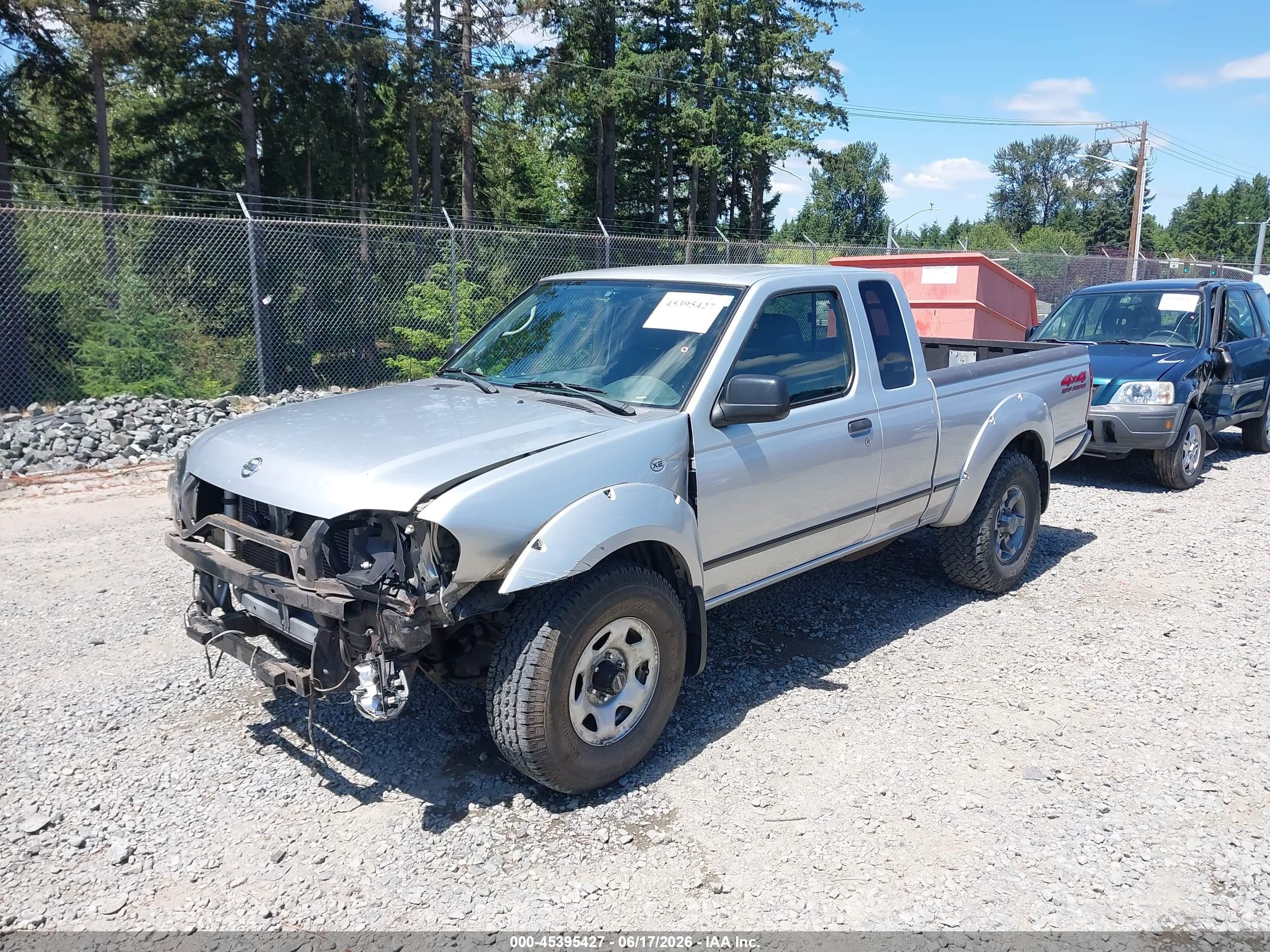 2004 Nissan Frontier Xe-v6 Gray vin: 1N6ED26Y94C457006