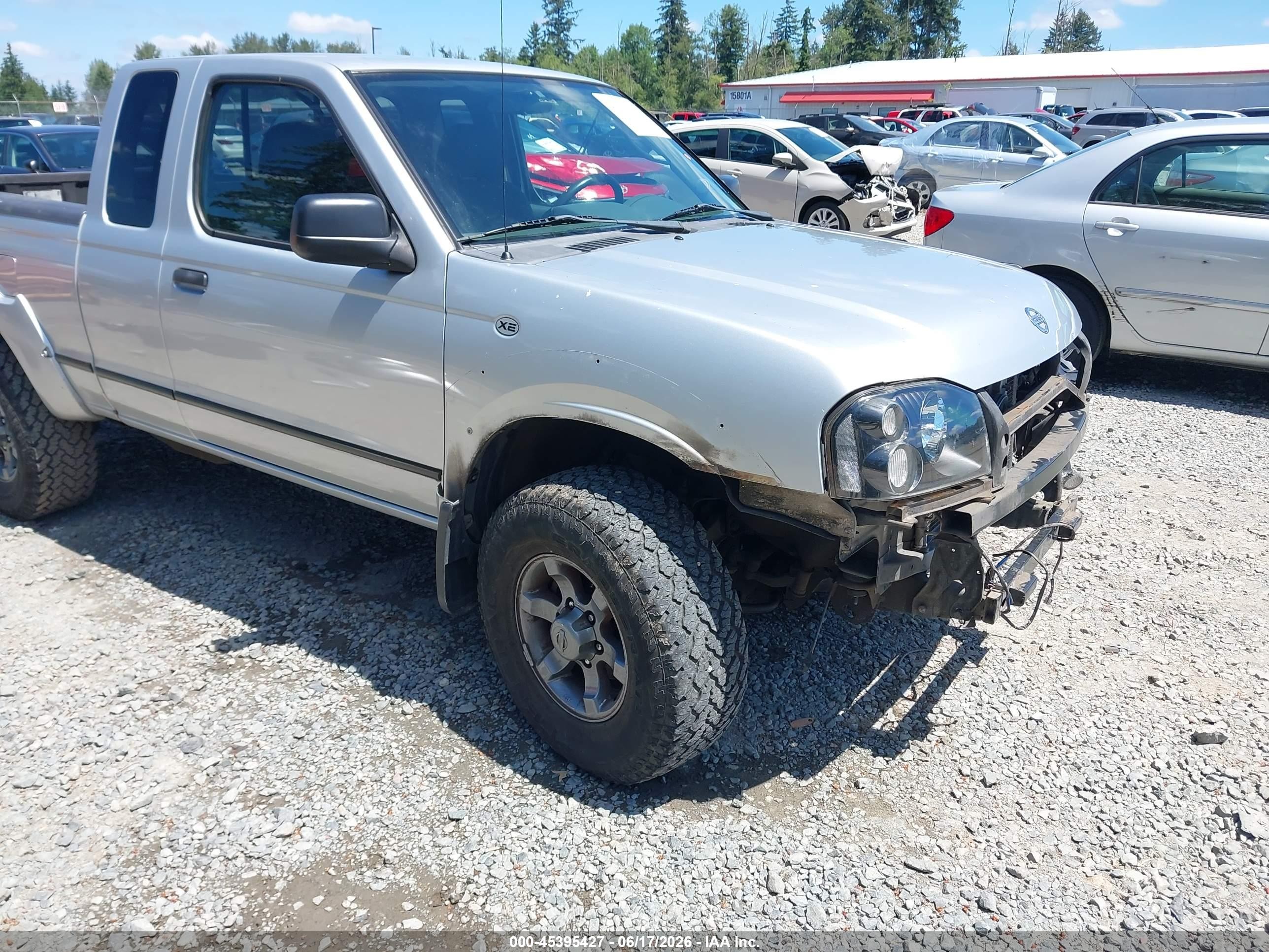 2004 Nissan Frontier Xe-v6 Gray vin: 1N6ED26Y94C457006