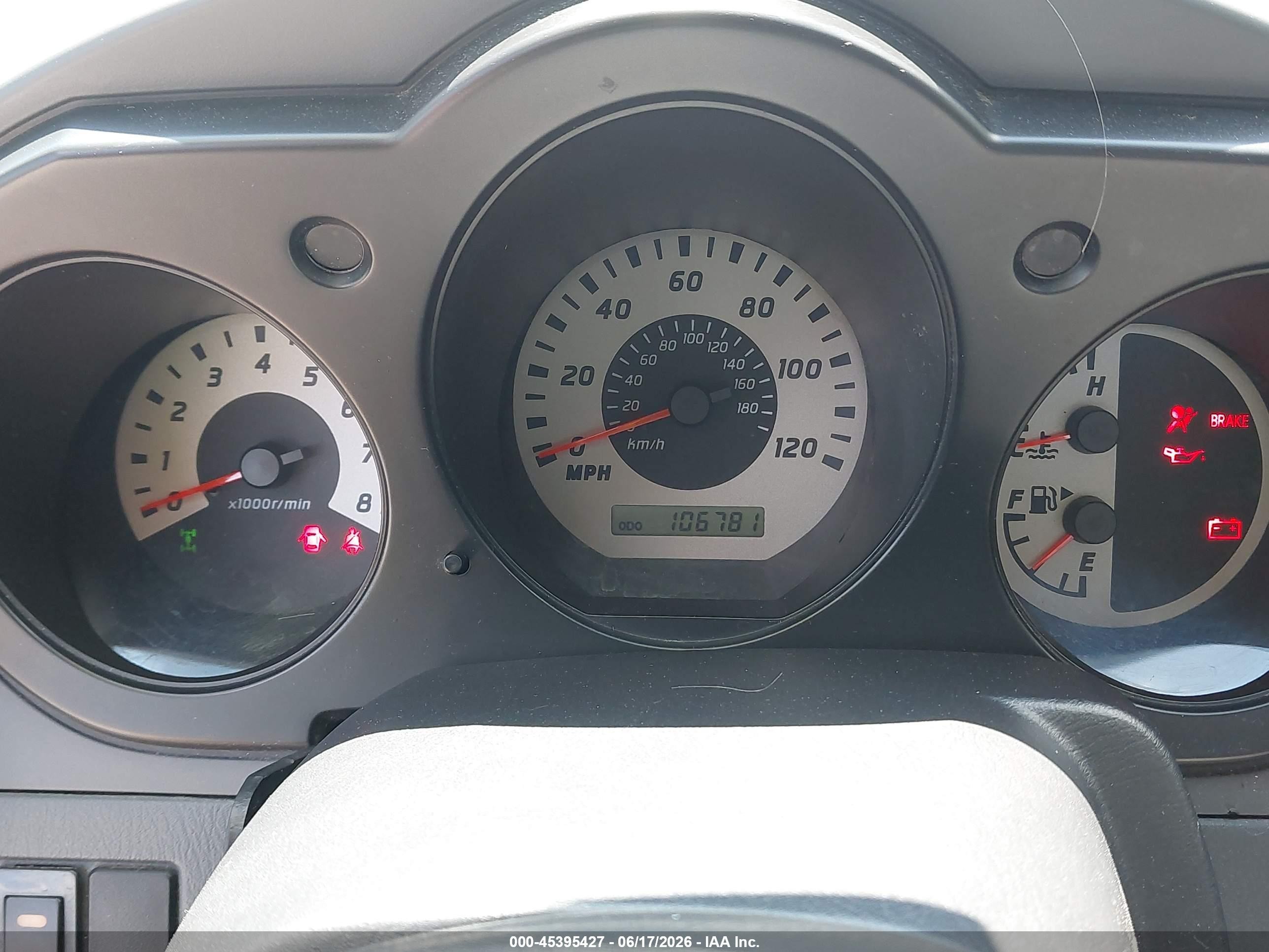 2004 Nissan Frontier Xe-v6 Gray vin: 1N6ED26Y94C457006