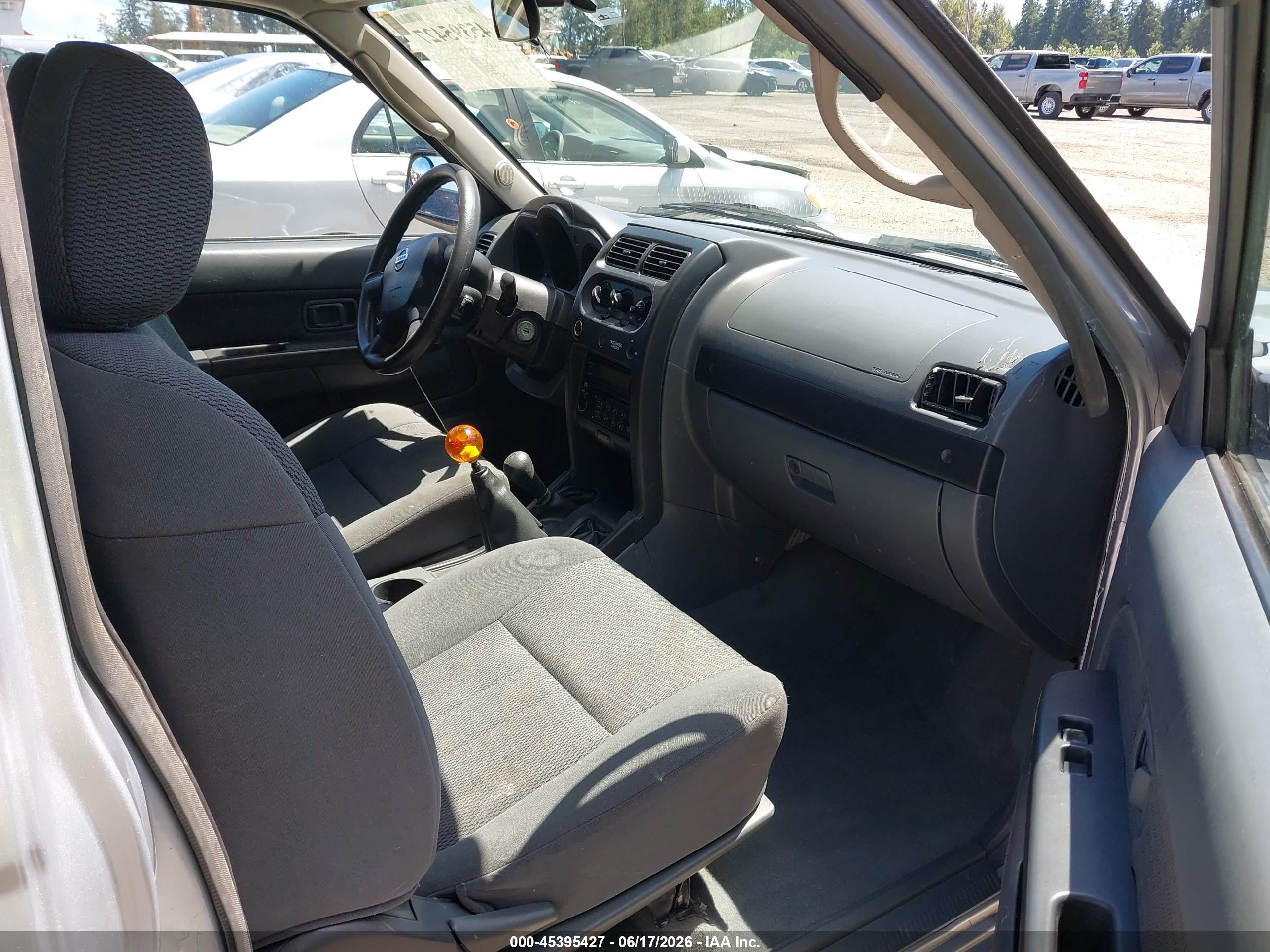 2004 Nissan Frontier Xe-v6 Gray vin: 1N6ED26Y94C457006