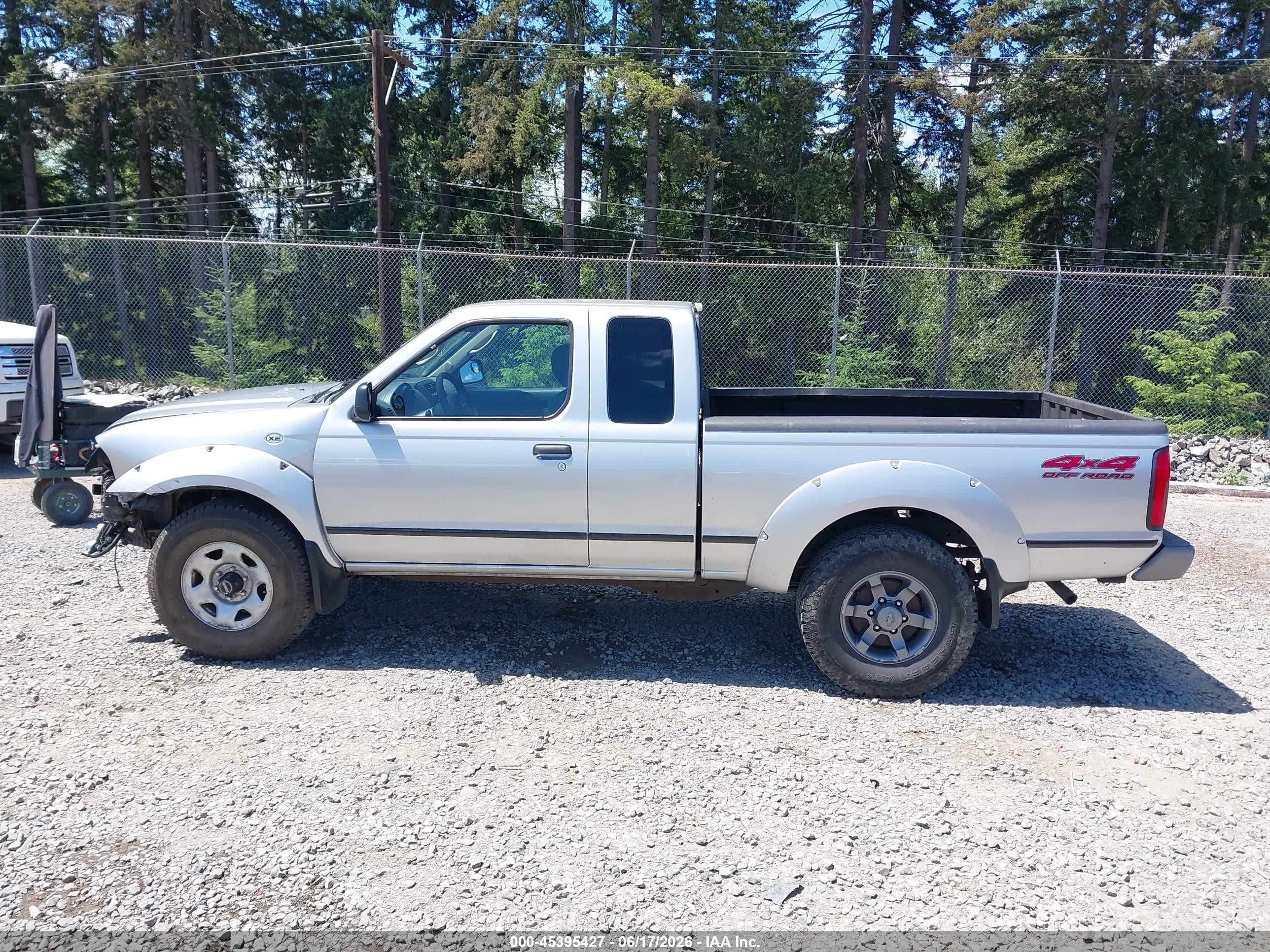 2004 Nissan Frontier Xe-v6 Gray vin: 1N6ED26Y94C457006