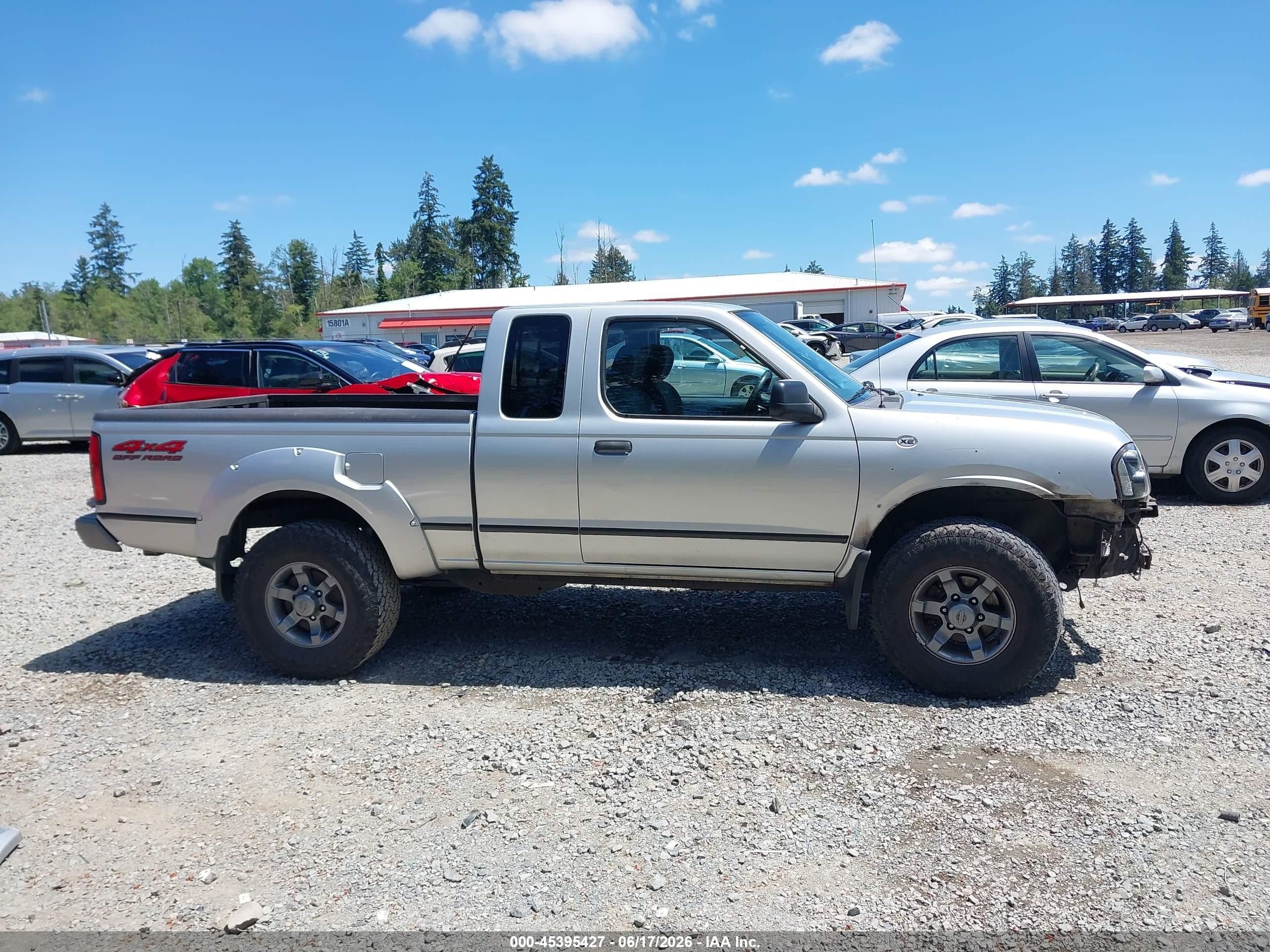 2004 Nissan Frontier Xe-v6 Gray vin: 1N6ED26Y94C457006