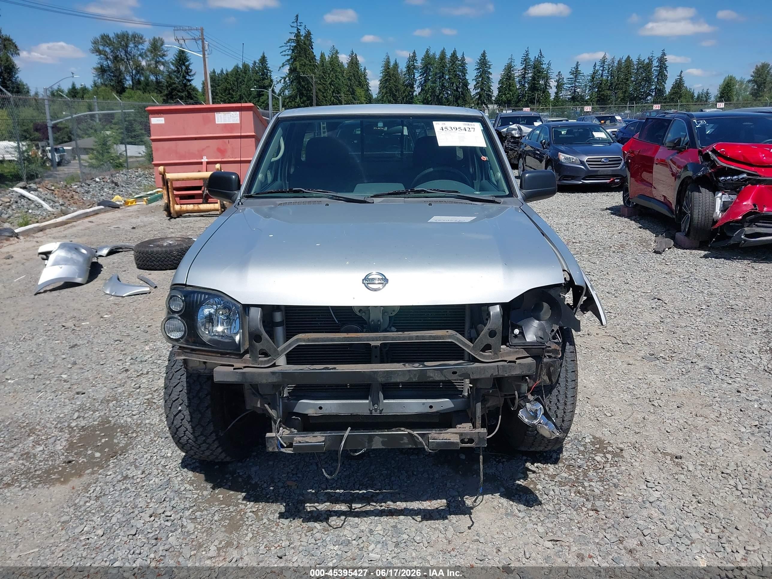 2004 Nissan Frontier Xe-v6 Gray vin: 1N6ED26Y94C457006