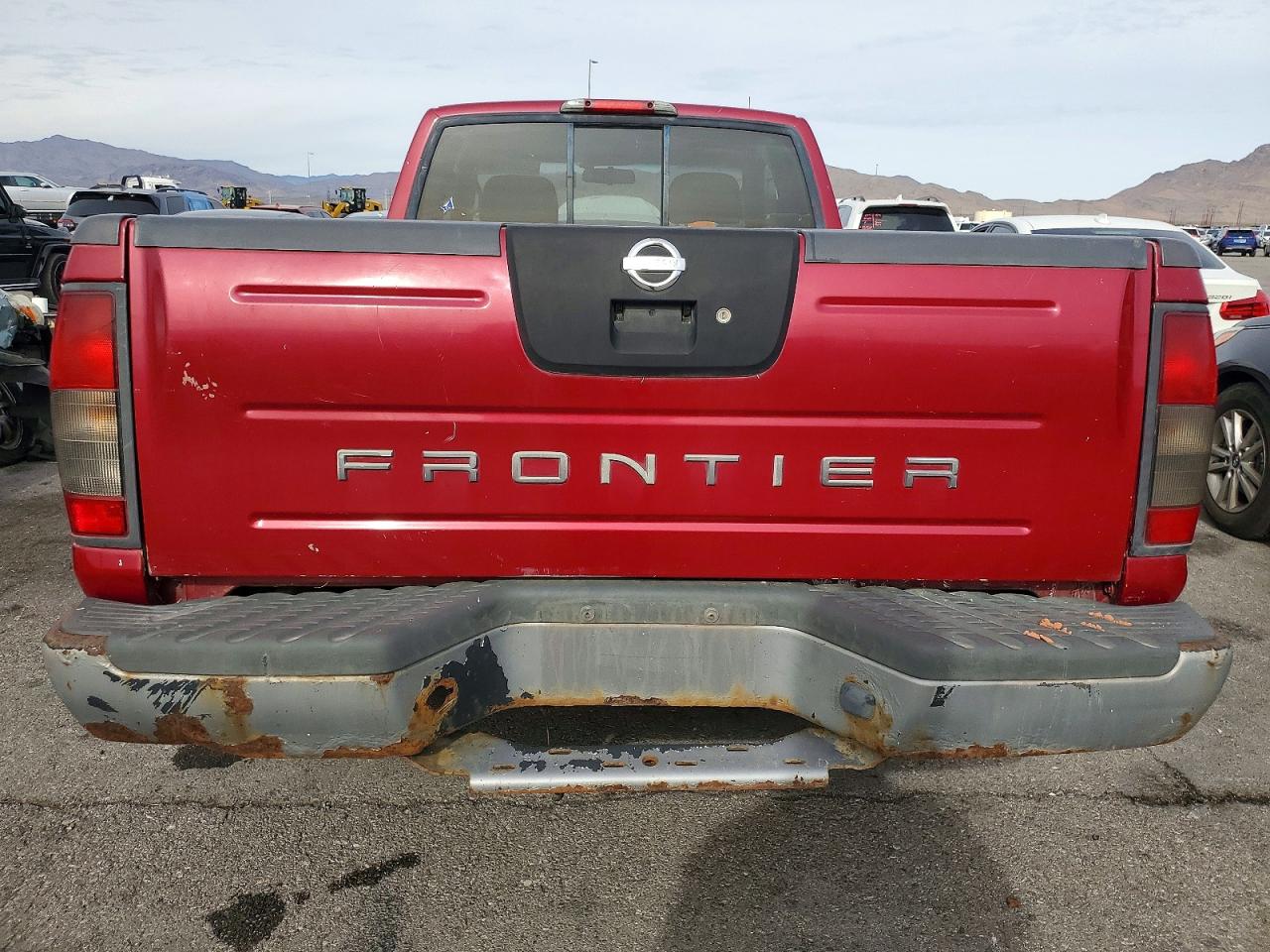 2002 Nissan Frontier Красный vin: 1N6ED26YX2C381258