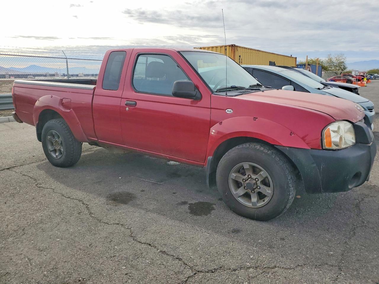 2002 Nissan Frontier Красный vin: 1N6ED26YX2C381258