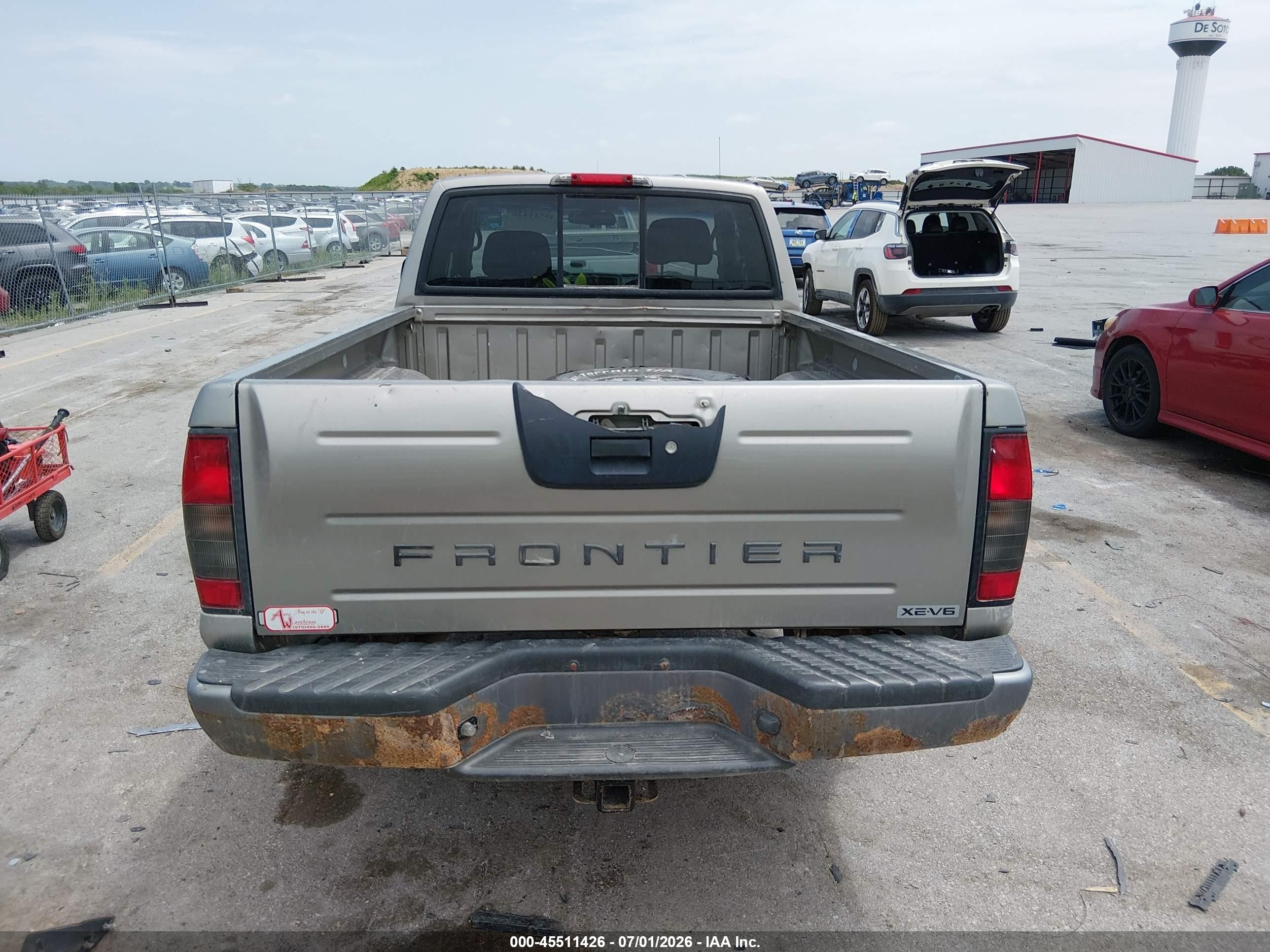 2003 Nissan Frontier Xe-v6 Burgundy vin: 1N6ED26YX3C424756