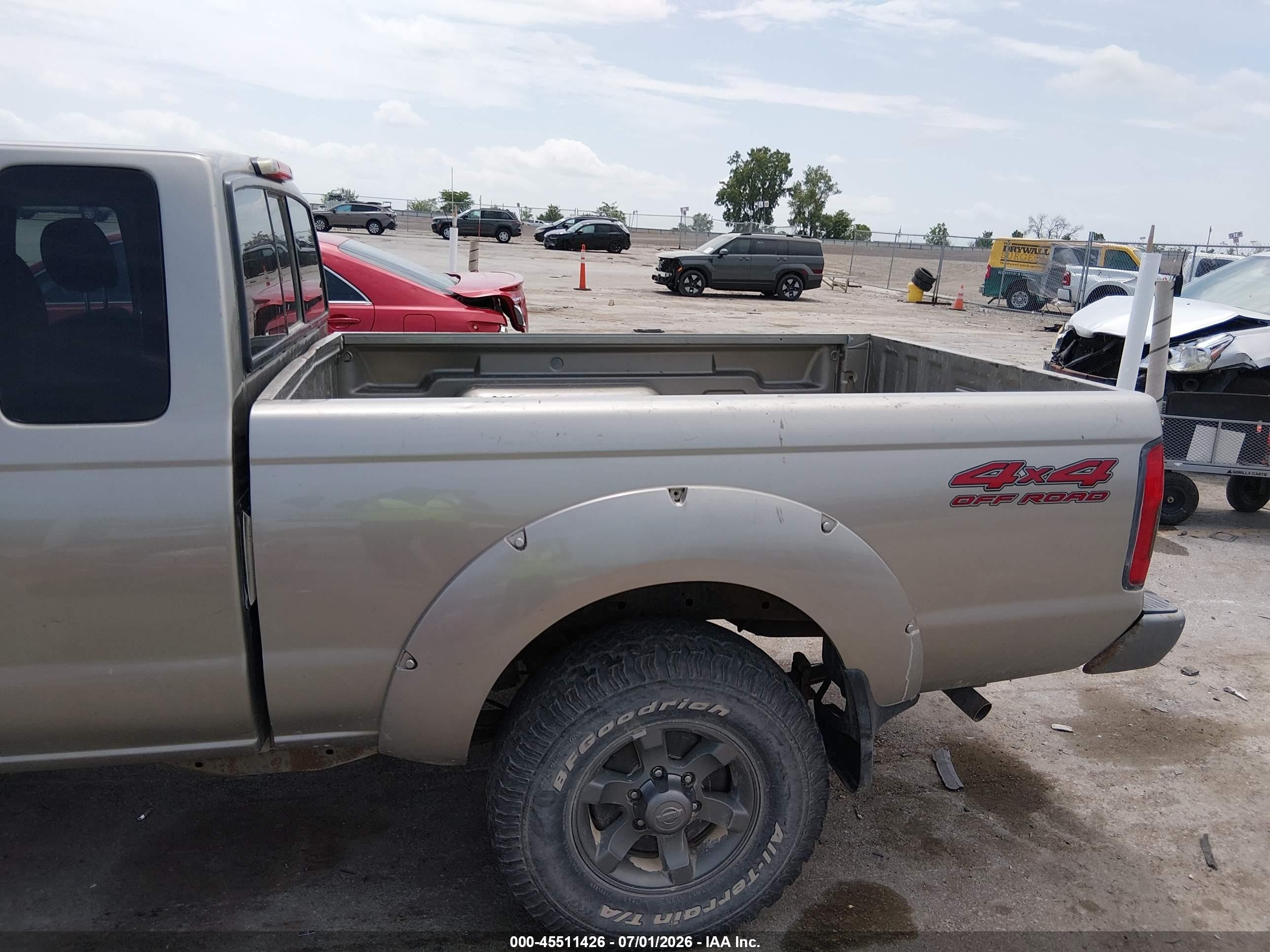 2003 Nissan Frontier Xe-v6 Burgundy vin: 1N6ED26YX3C424756