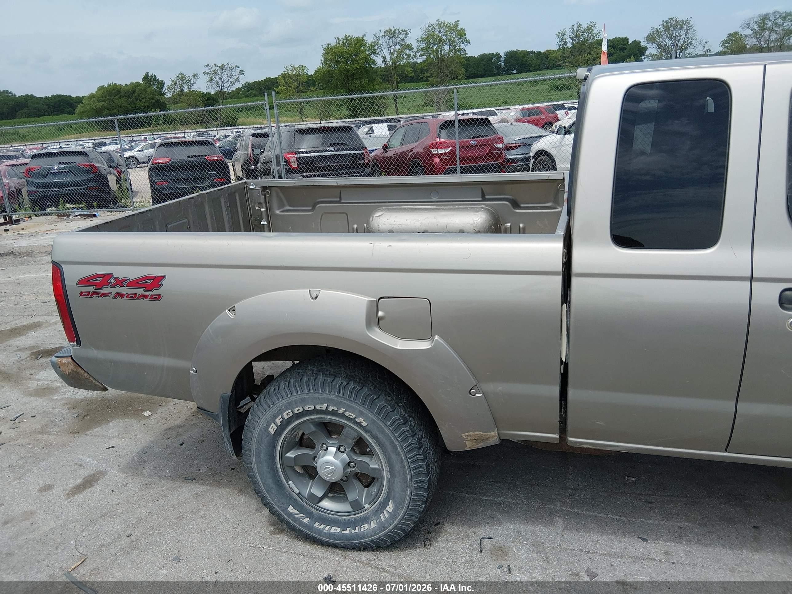 2003 Nissan Frontier Xe-v6 Burgundy vin: 1N6ED26YX3C424756
