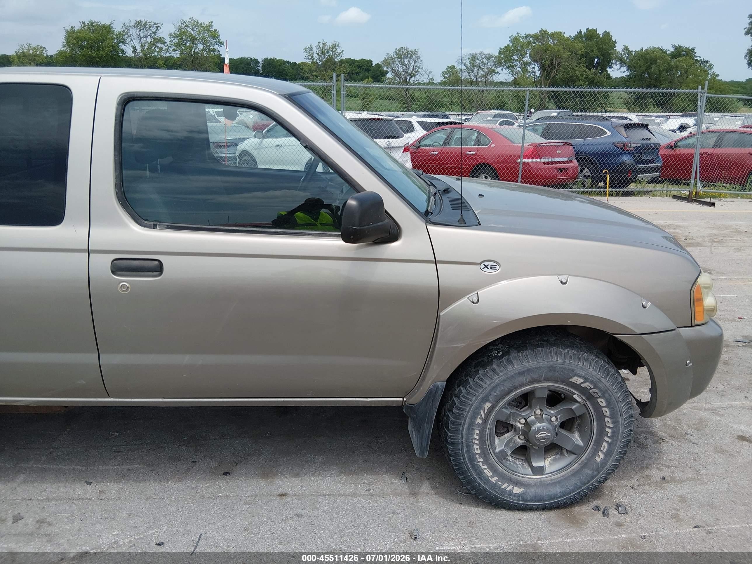 2003 Nissan Frontier Xe-v6 Burgundy vin: 1N6ED26YX3C424756