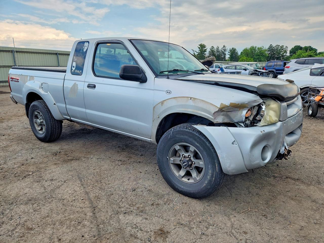 2003 Nissan Frontier Xe-v6 Серебряный vin: 1N6ED26YX3C456087