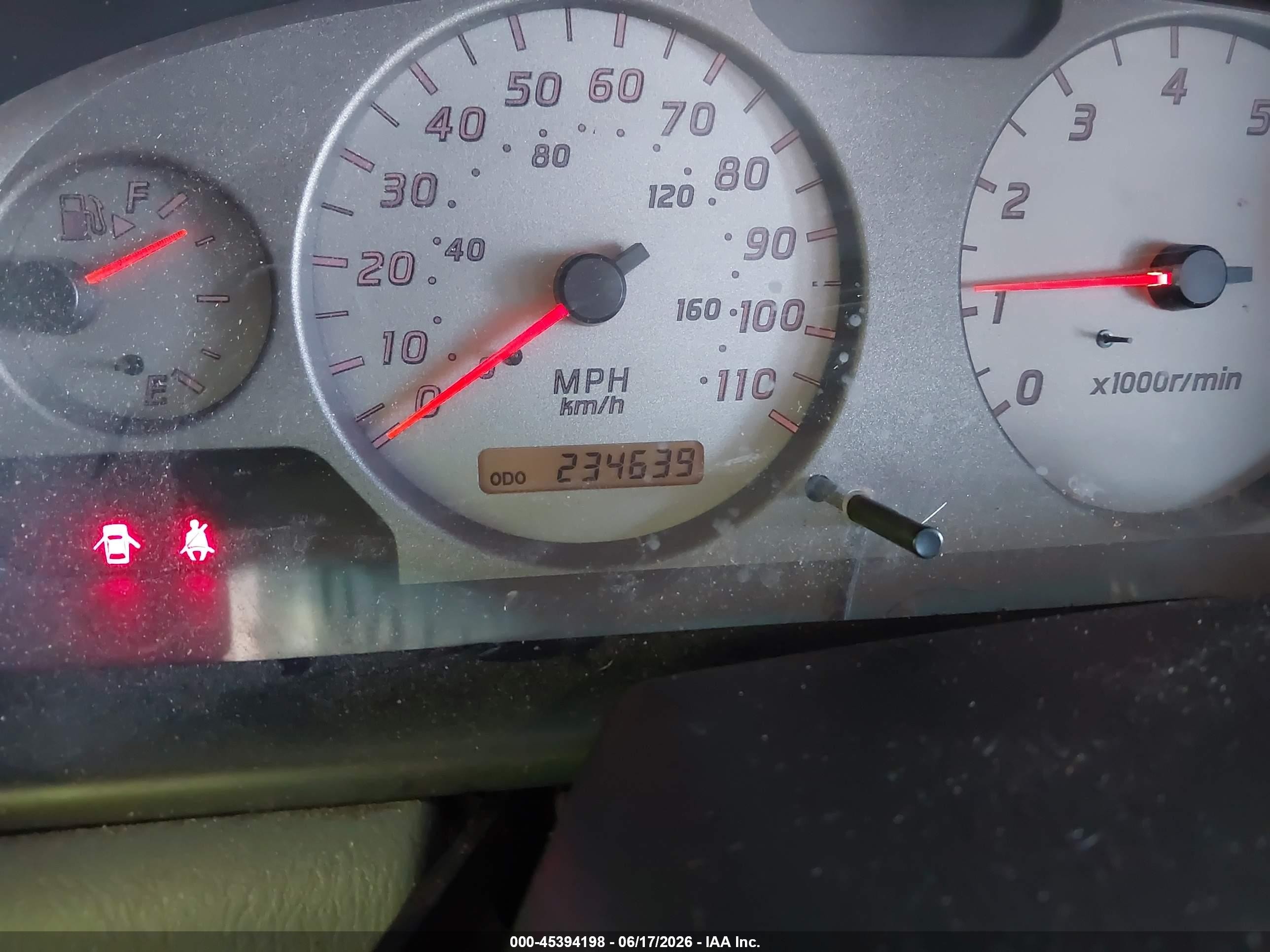 2001 Nissan Frontier Se-v6 Красный vin: 1N6ED27T01C327582