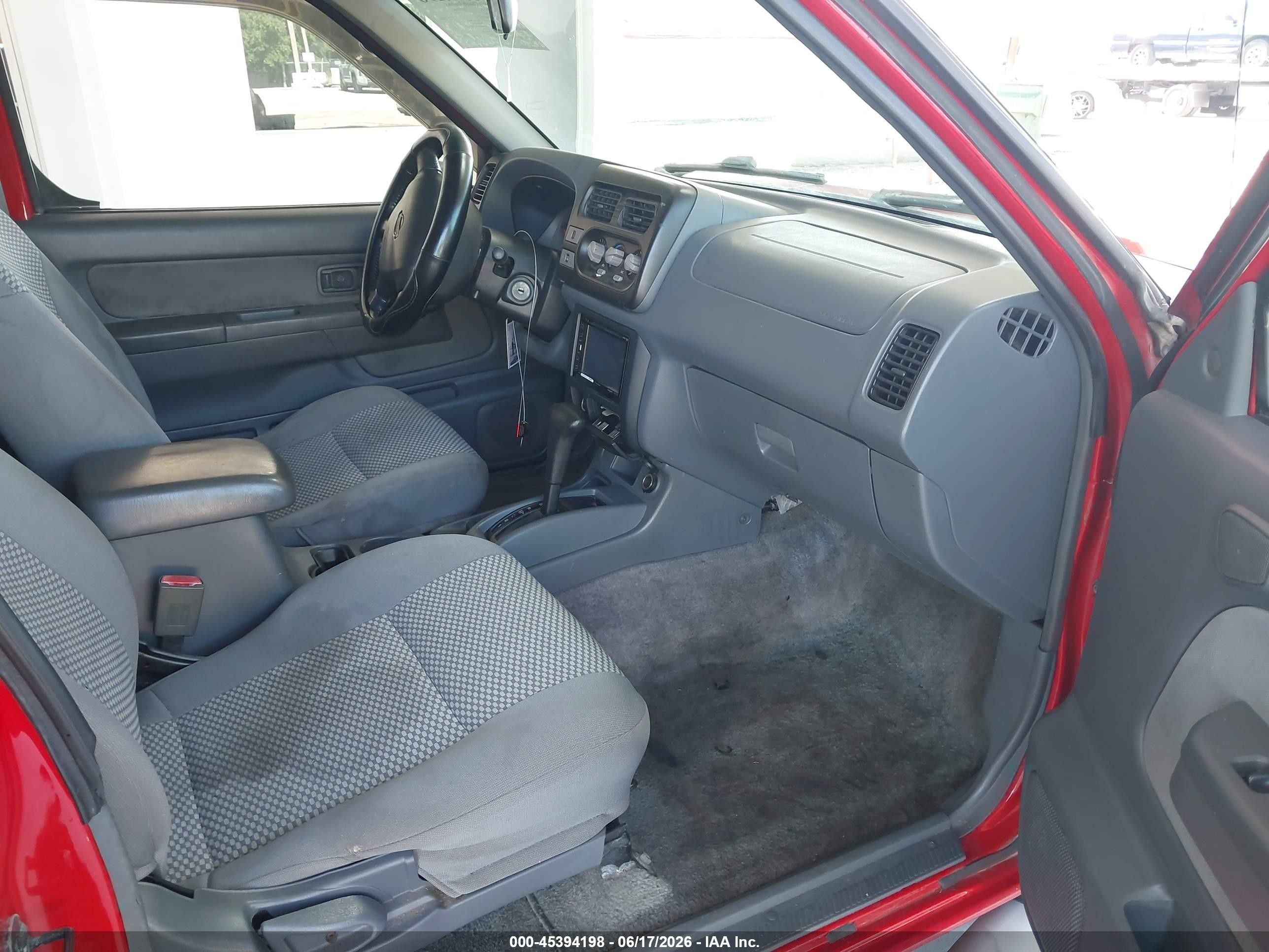 2001 Nissan Frontier Se-v6 Красный vin: 1N6ED27T01C327582