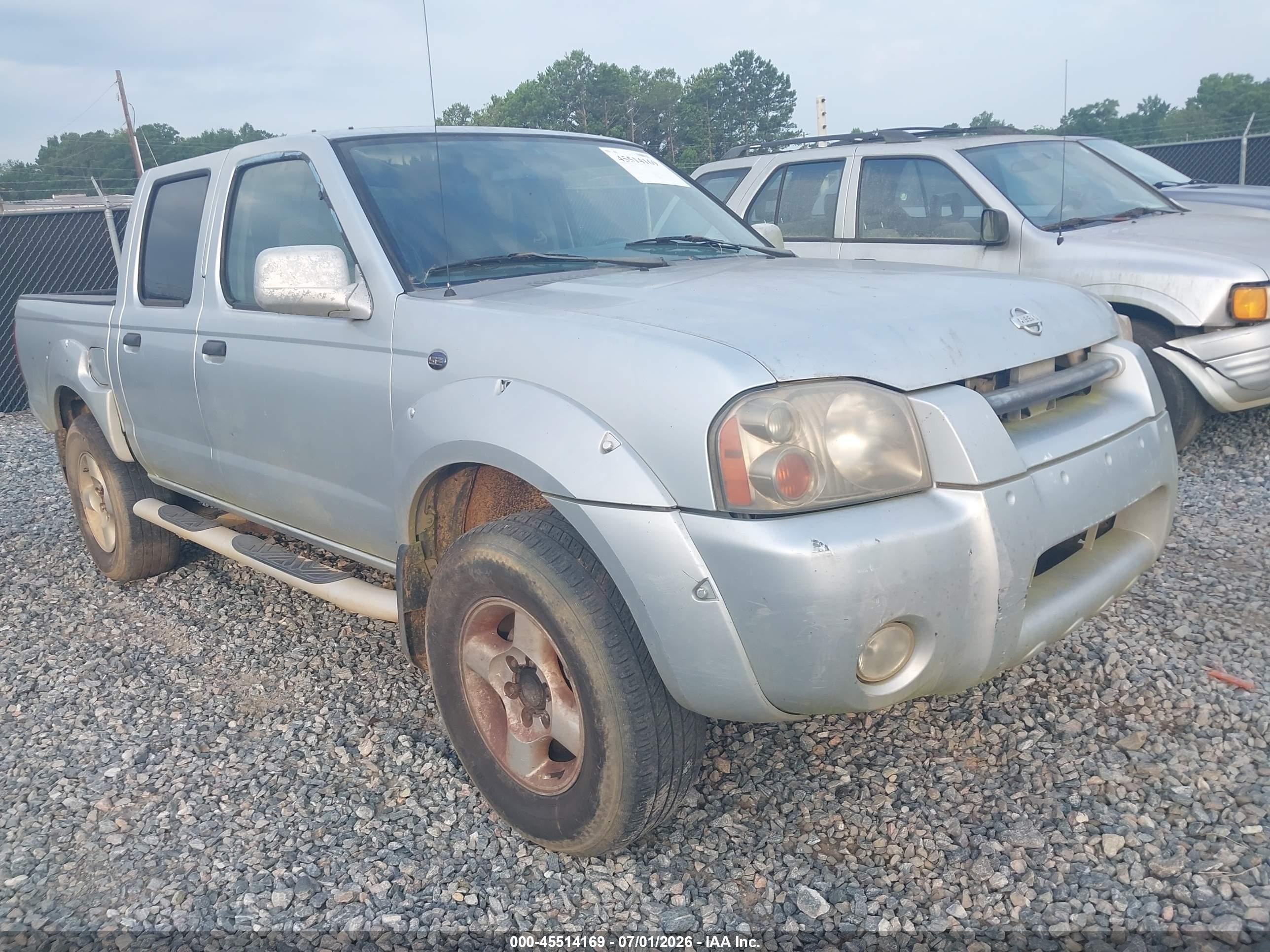 2001 Nissan Frontier Se-v6 Silver vin: 1N6ED27T01C343765