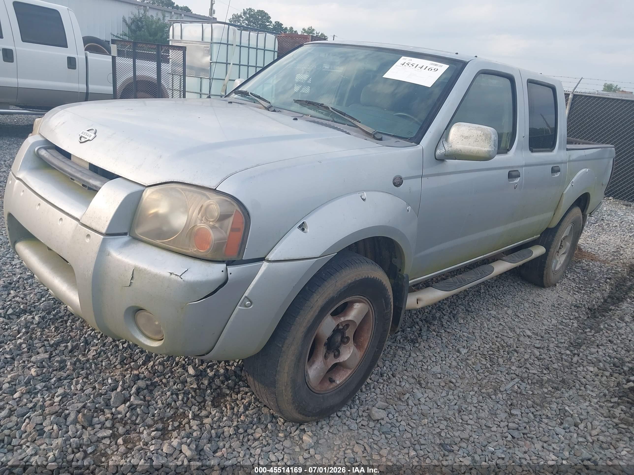 2001 Nissan Frontier Se-v6 Silver vin: 1N6ED27T01C343765