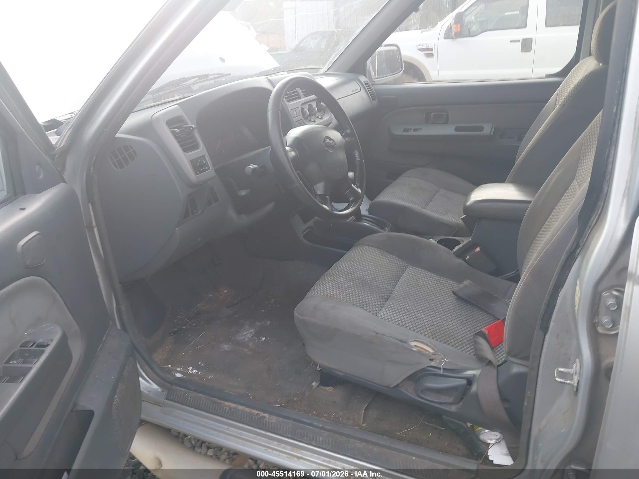 2001 Nissan Frontier Se-v6 Silver vin: 1N6ED27T01C343765