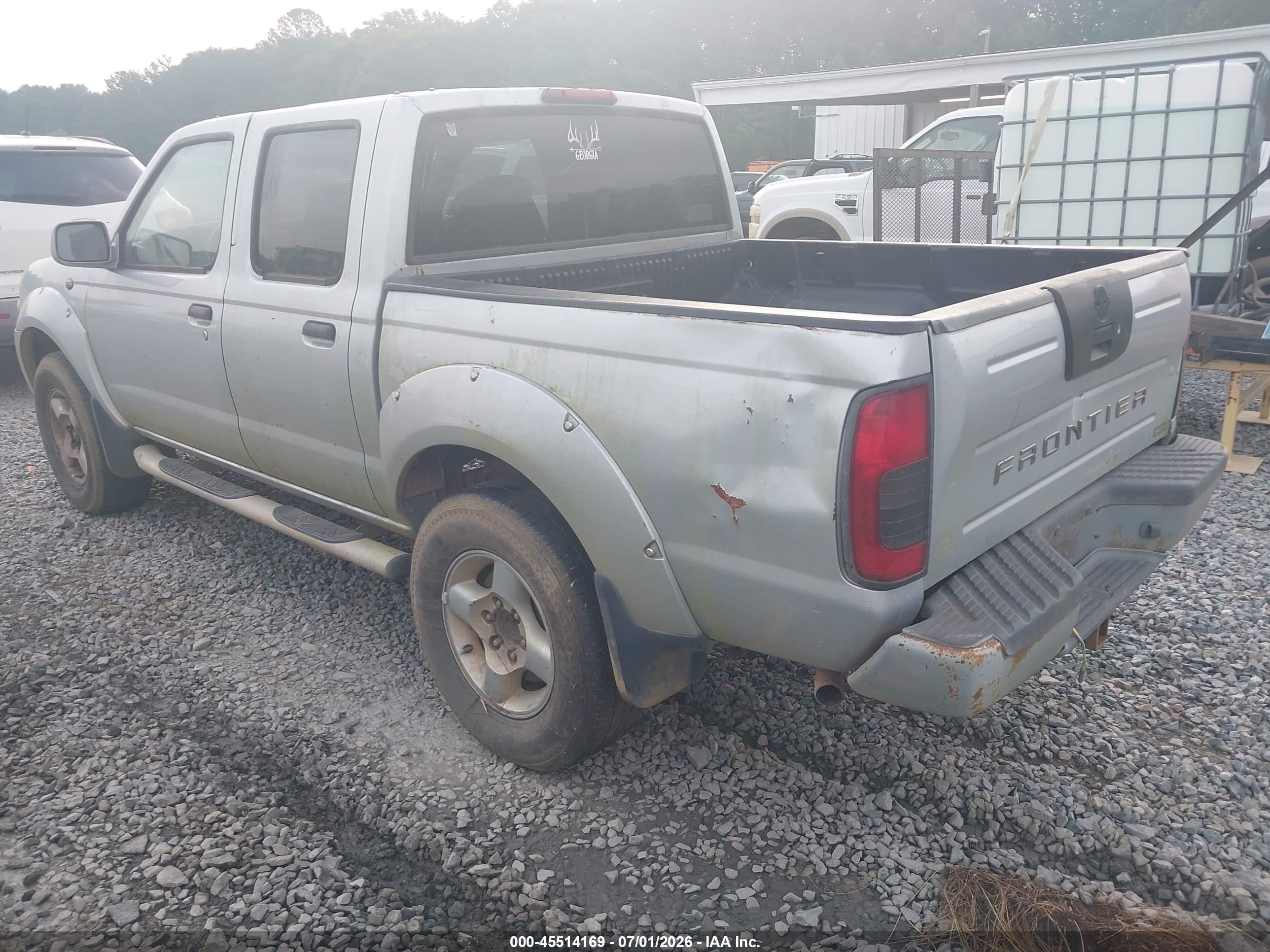 2001 Nissan Frontier Se-v6 Silver vin: 1N6ED27T01C343765