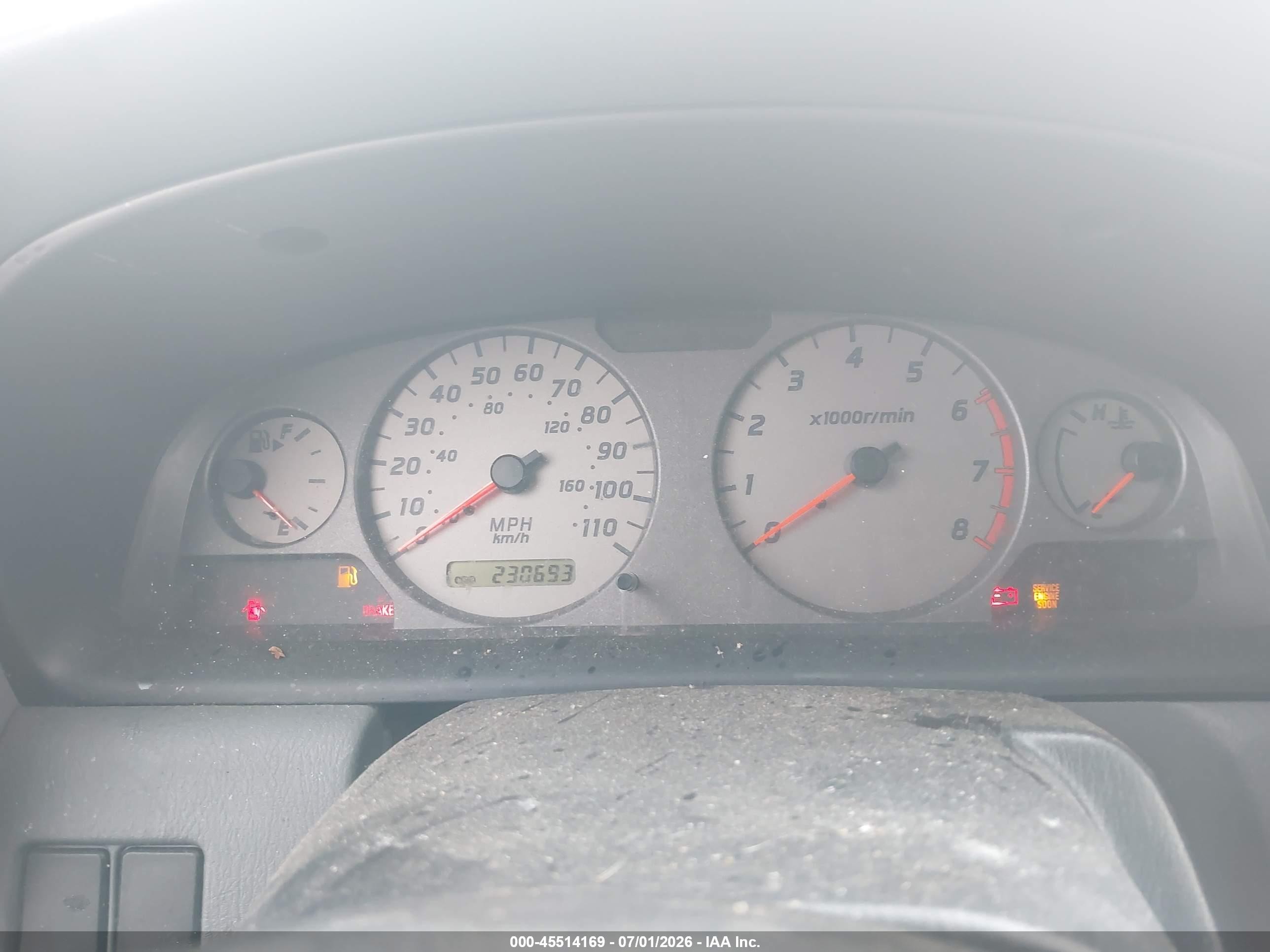 2001 Nissan Frontier Se-v6 Silver vin: 1N6ED27T01C343765